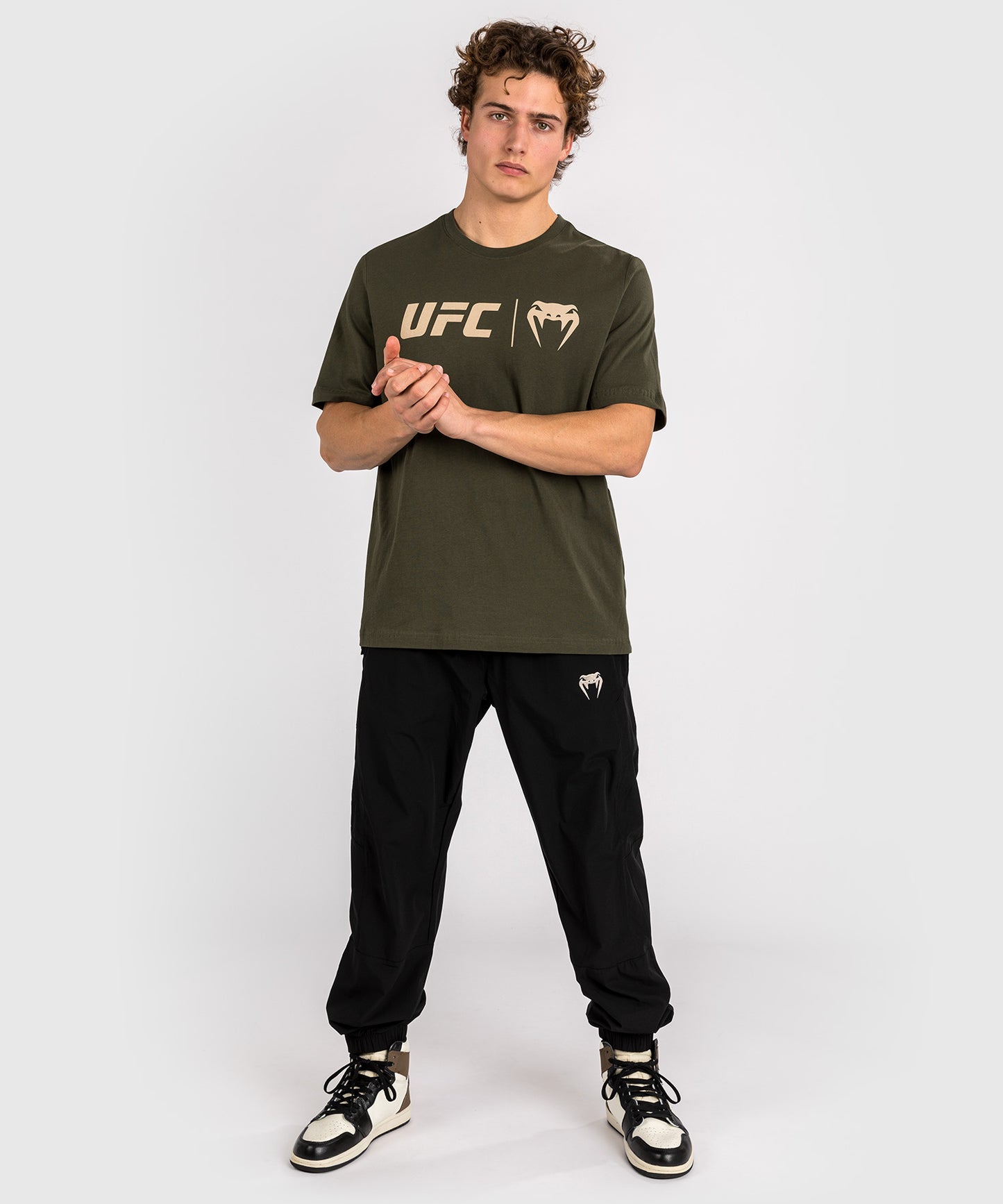 UFC Venum Klassiek  T-shirt - Kaki/Brons