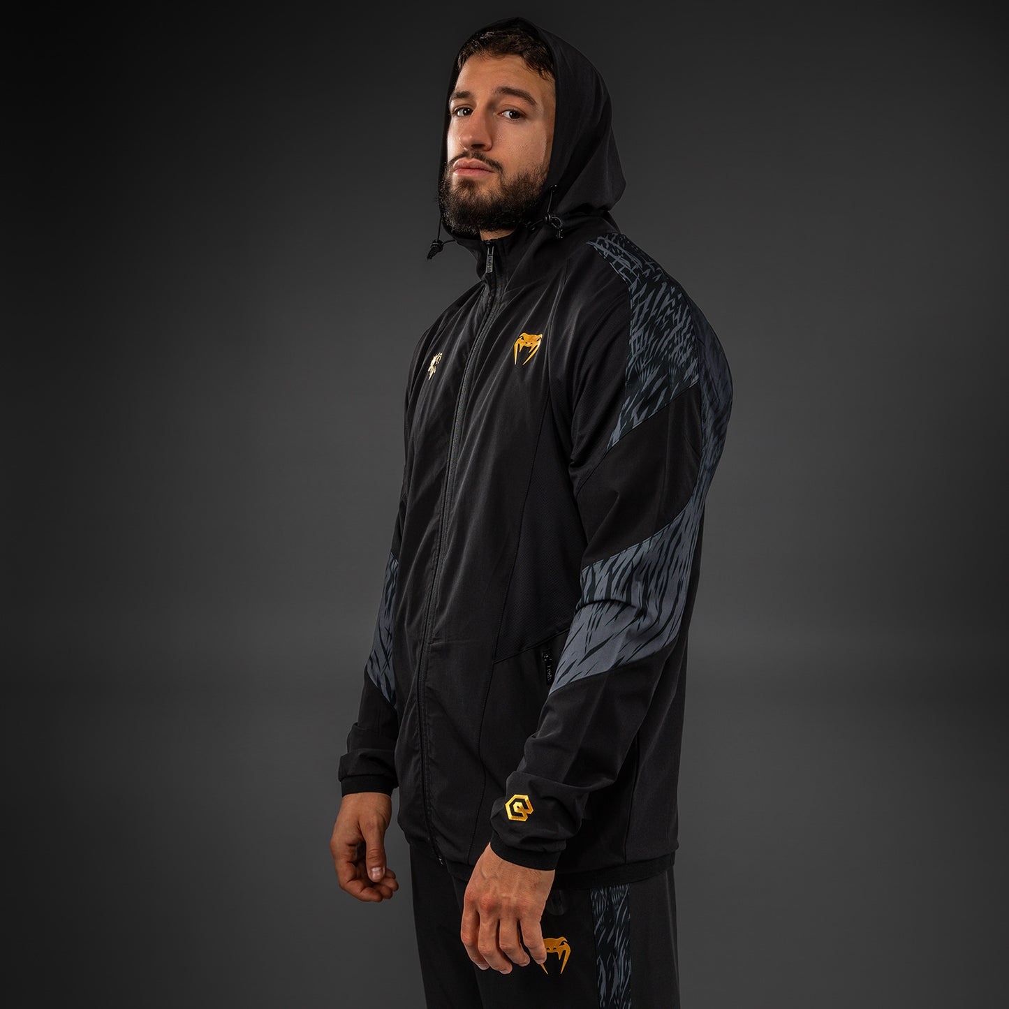 Venum x Chimaev Trainingsjack - Zwart/Grijs