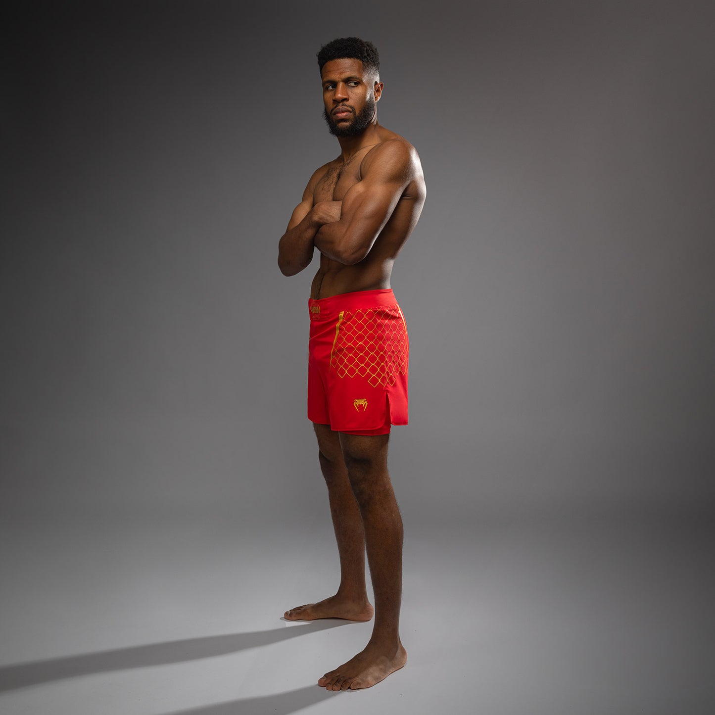 Venum x WOW FC Fury Red/ Gold Men’s Fight Shorts