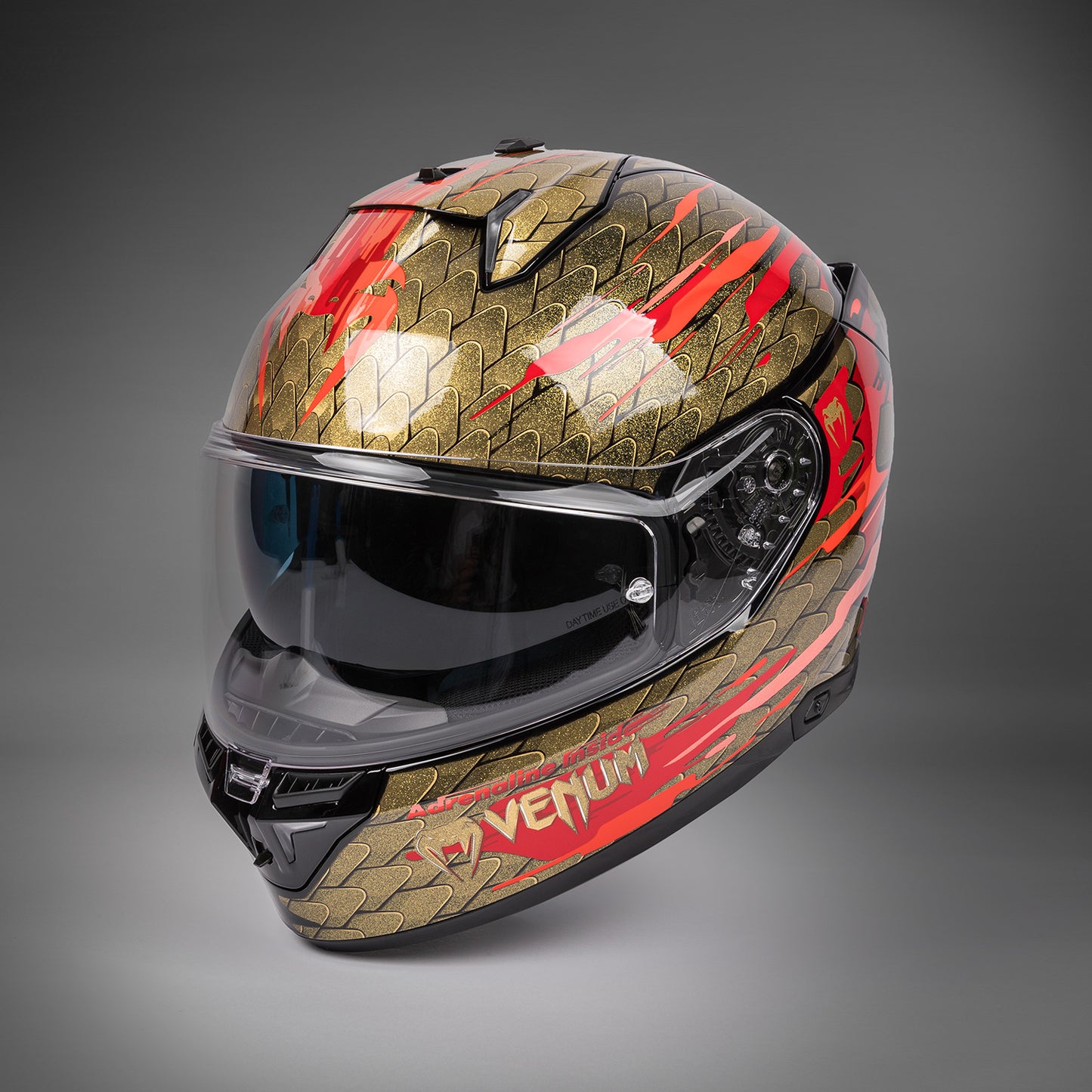 Venum x Shark SKWAL i3 Motorhelm - Rood/Goud