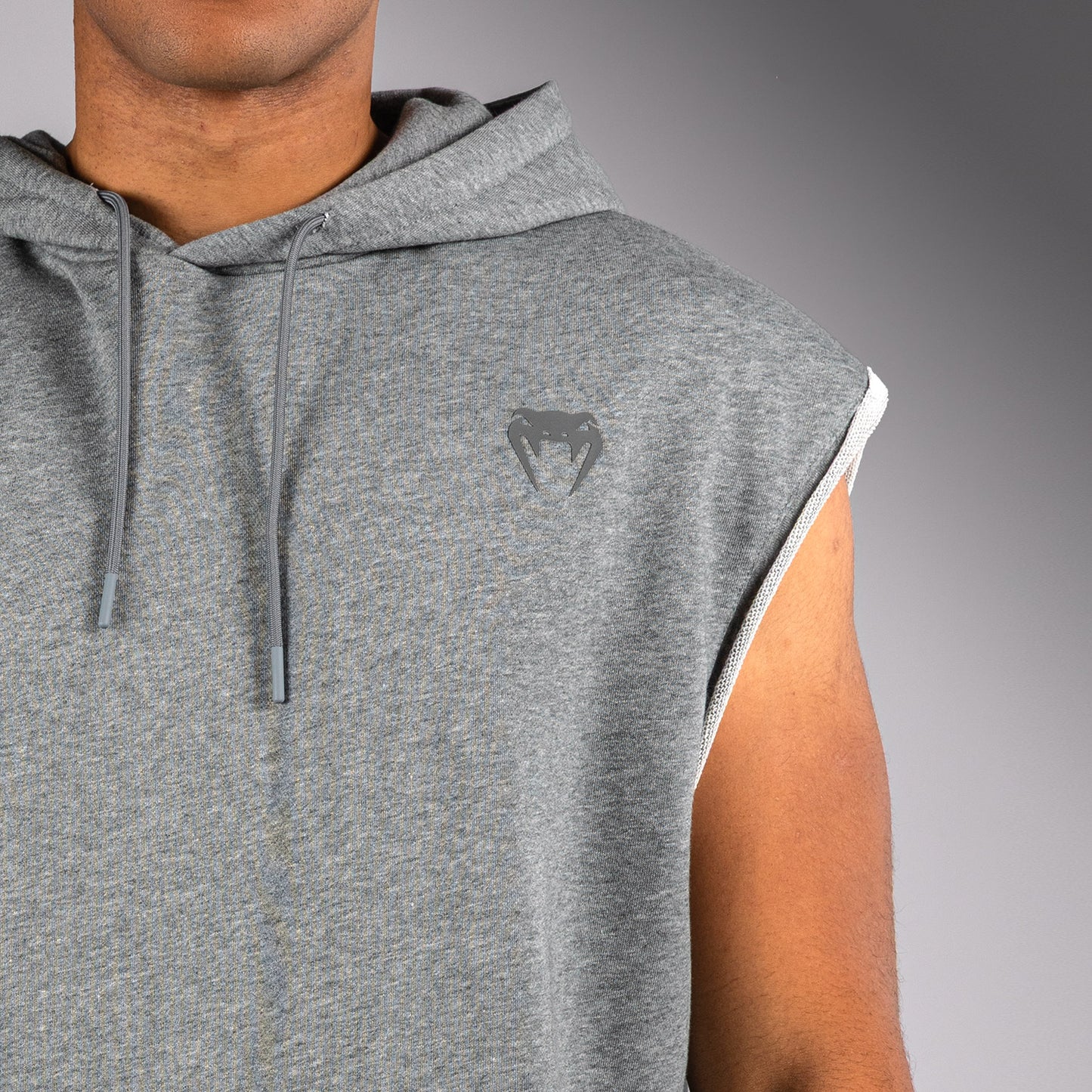 Venum Divide Mouwloos Hoodie - Grijs Melange