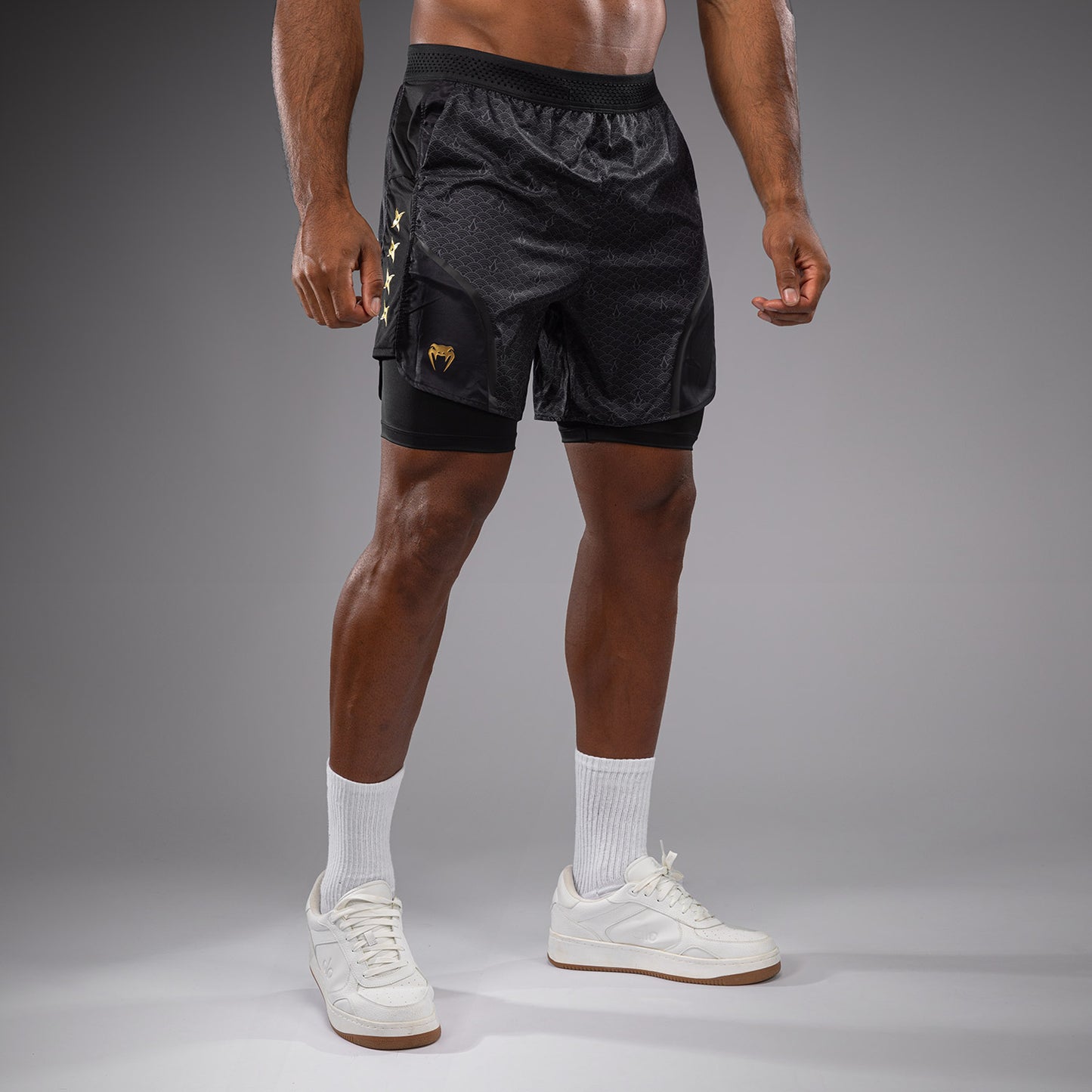 Venum x Assassin’s Creed Shadows Trainingsshort heren - Zwart/Goud