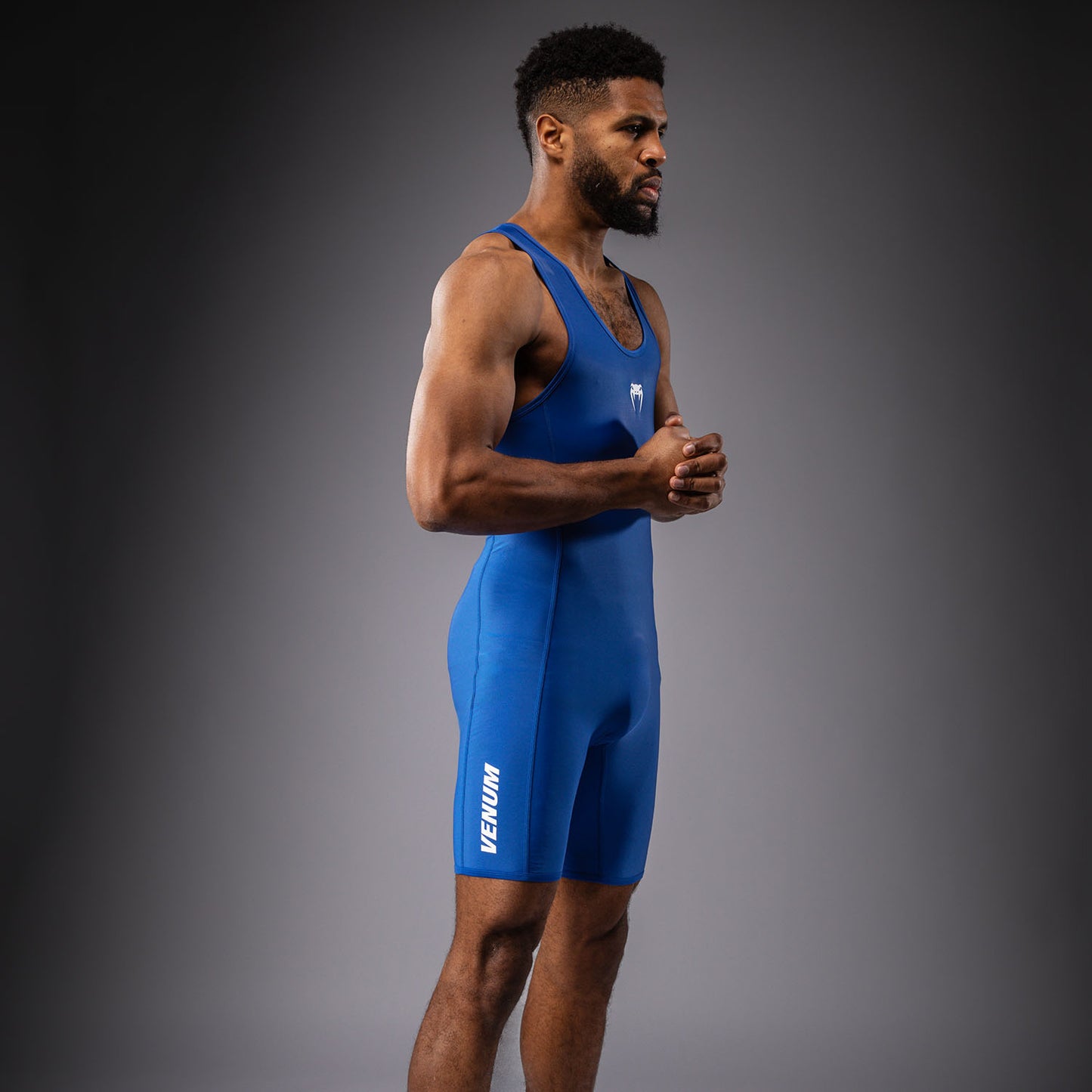 Venum Challenger Worstel Singlet voor heren – Blauw