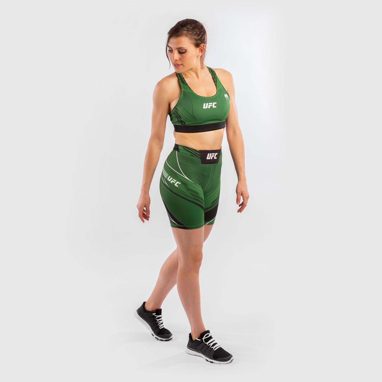 UFC Venum Authentic Fight Night Vale Tudo Damesshort - Long Fit - Groen