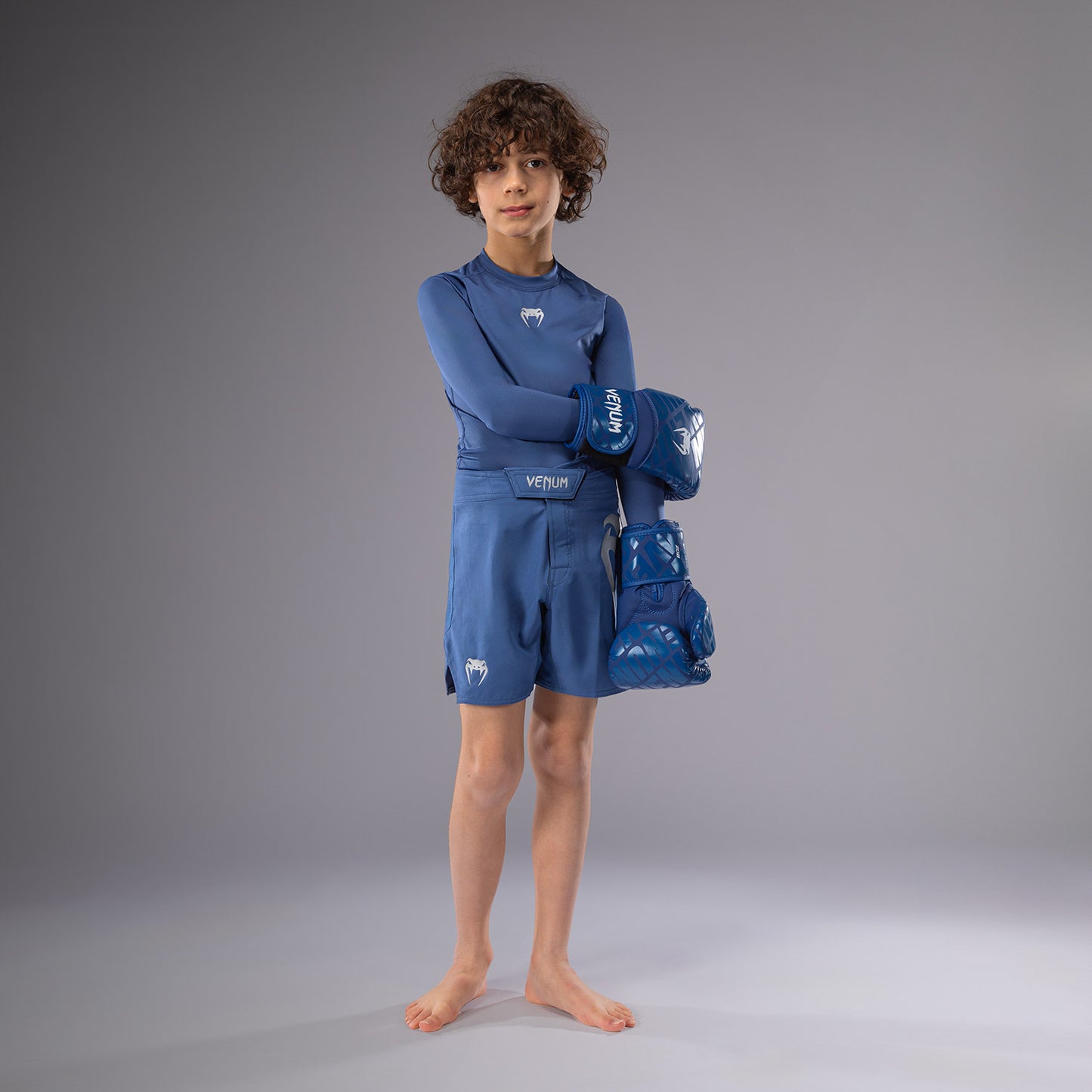 Venum Light Fight Shorts voor Kinderen - Koningsblauw