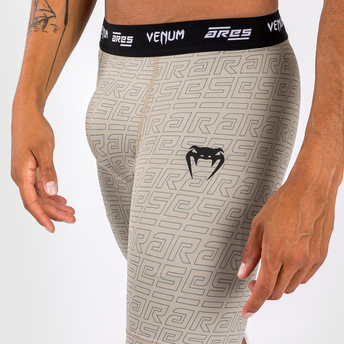 Venum x Ares 2.0 Compressieshort - Zand
