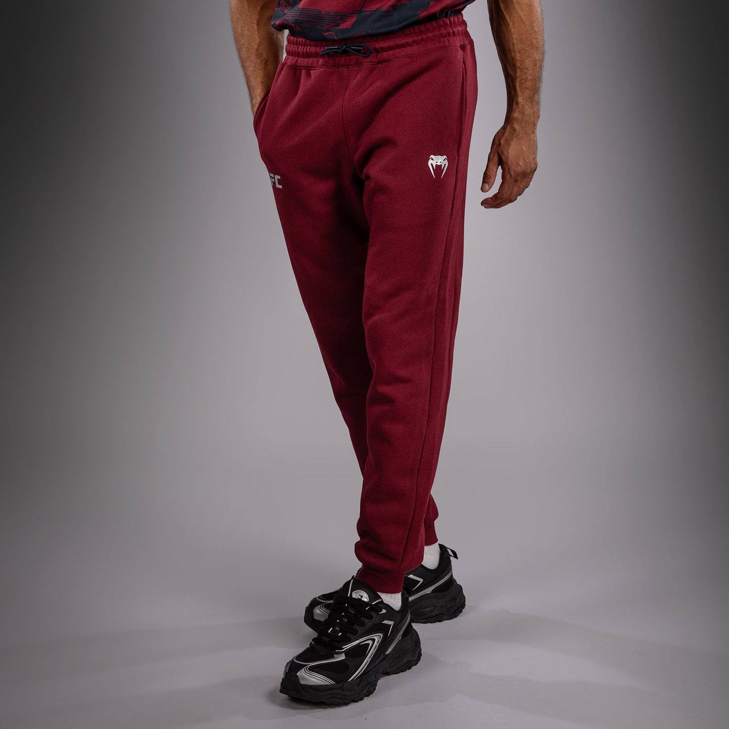 UFC Zenith by Venum Authentic Fight Week Broek Heren - Bourgondisch rood