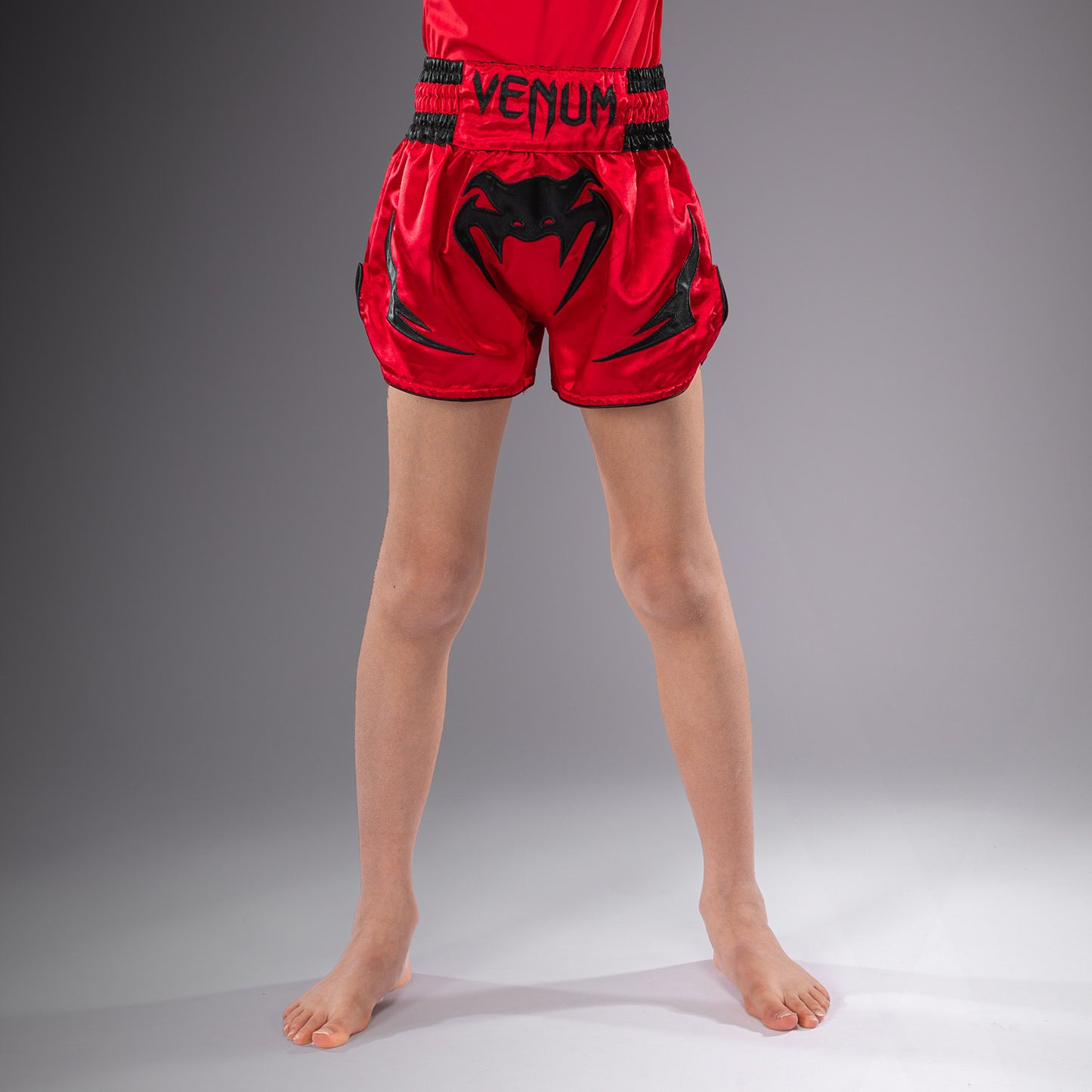 Venum Inferno Thai Shorts voor Kinderen  - Cherry Red