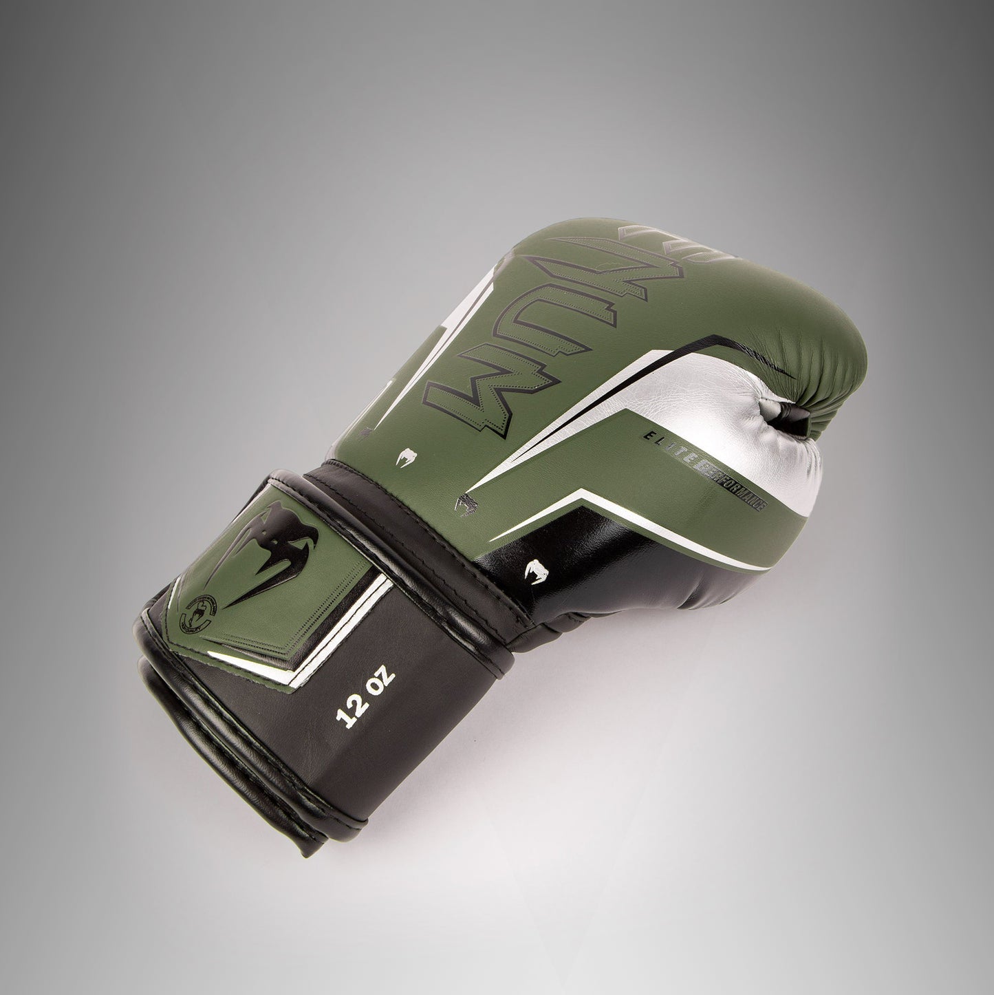 Venum Elite Evo bokshandschoenen - Kaki/Zilver