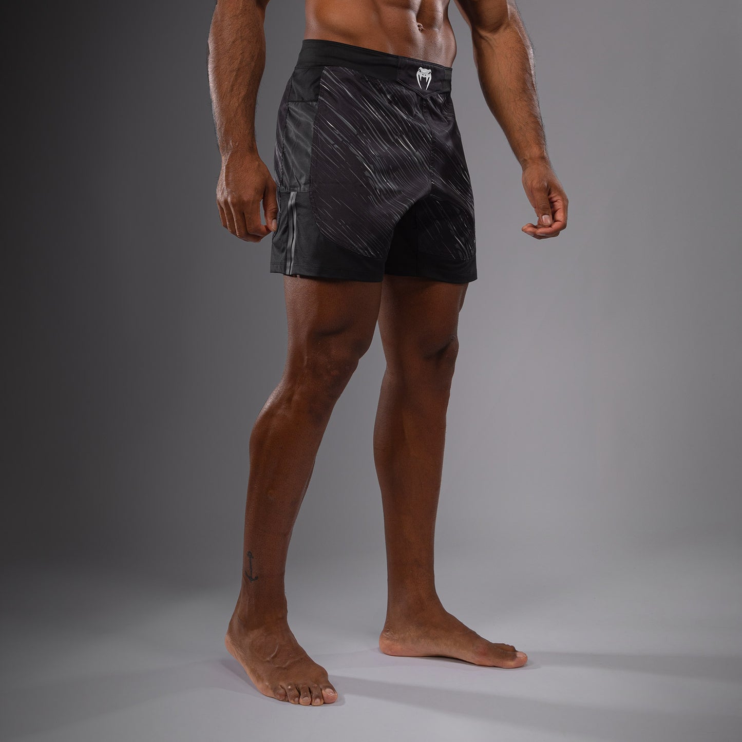 Venum Rapid Light Fight Shorts - Zwart/Storm Grijs