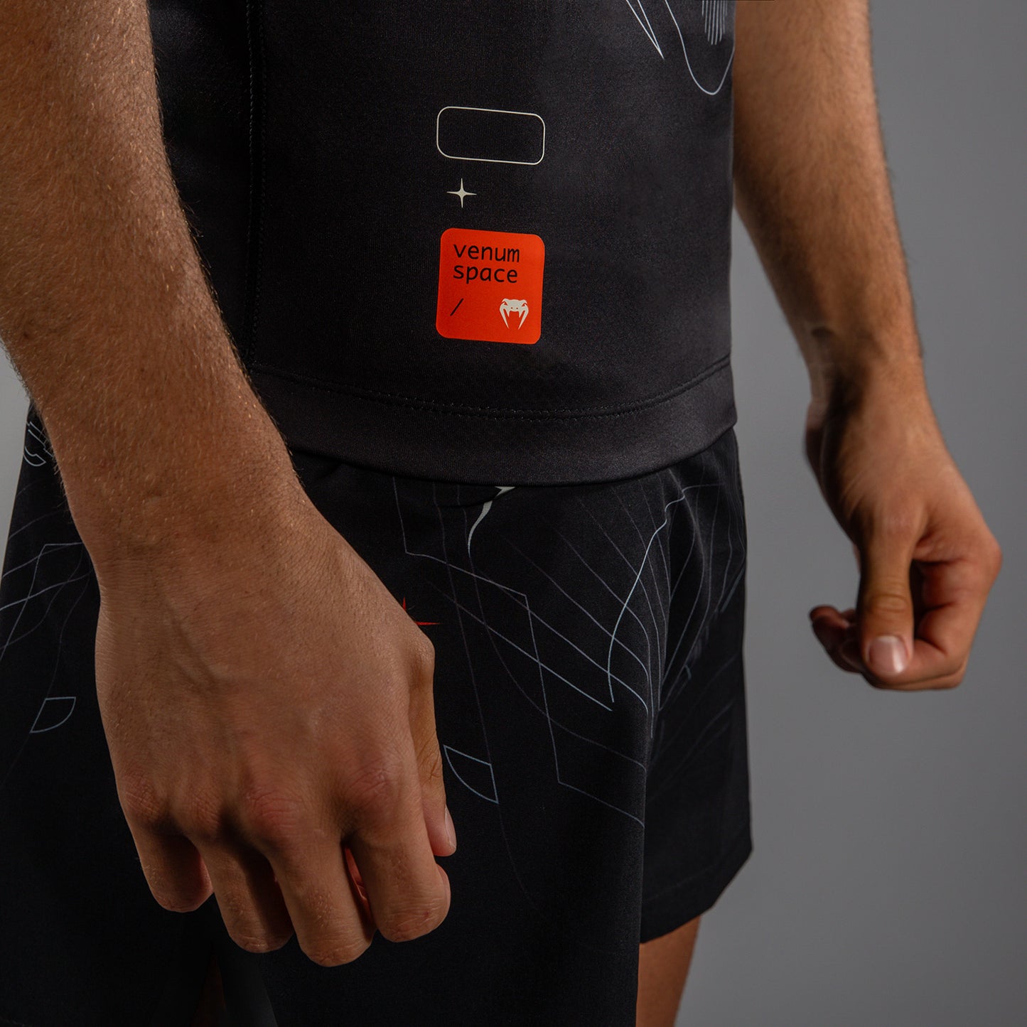 Venum Eclipse Rashguard met korte mouwen – Zwart/Ivoor