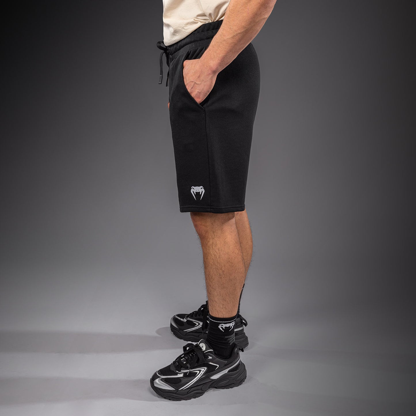 Venum Classic Fleece Katoenen short – Zwart