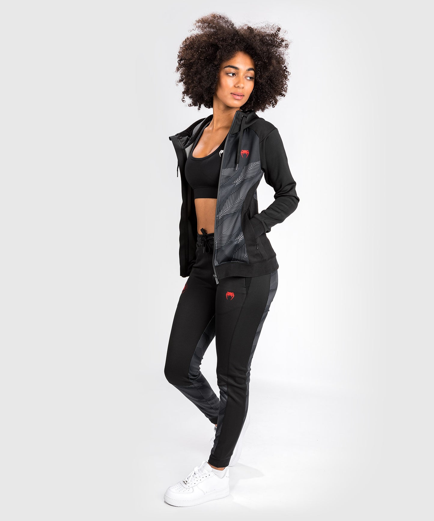 Venum Phantom sweatshirt met capuchon - Voor vrouwen - zwart/rood