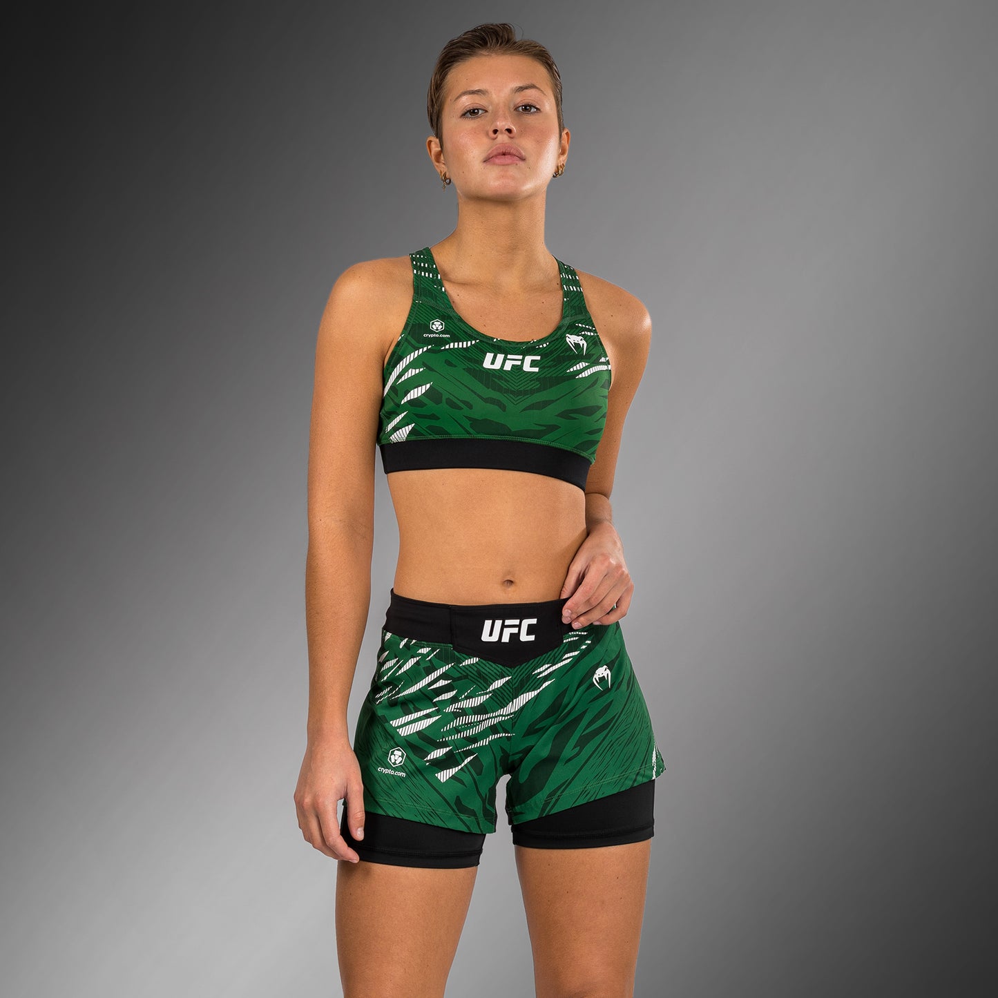 UFC Fusion by Venum Authentic Fight Night Fight Shorts voor Dames - Groen