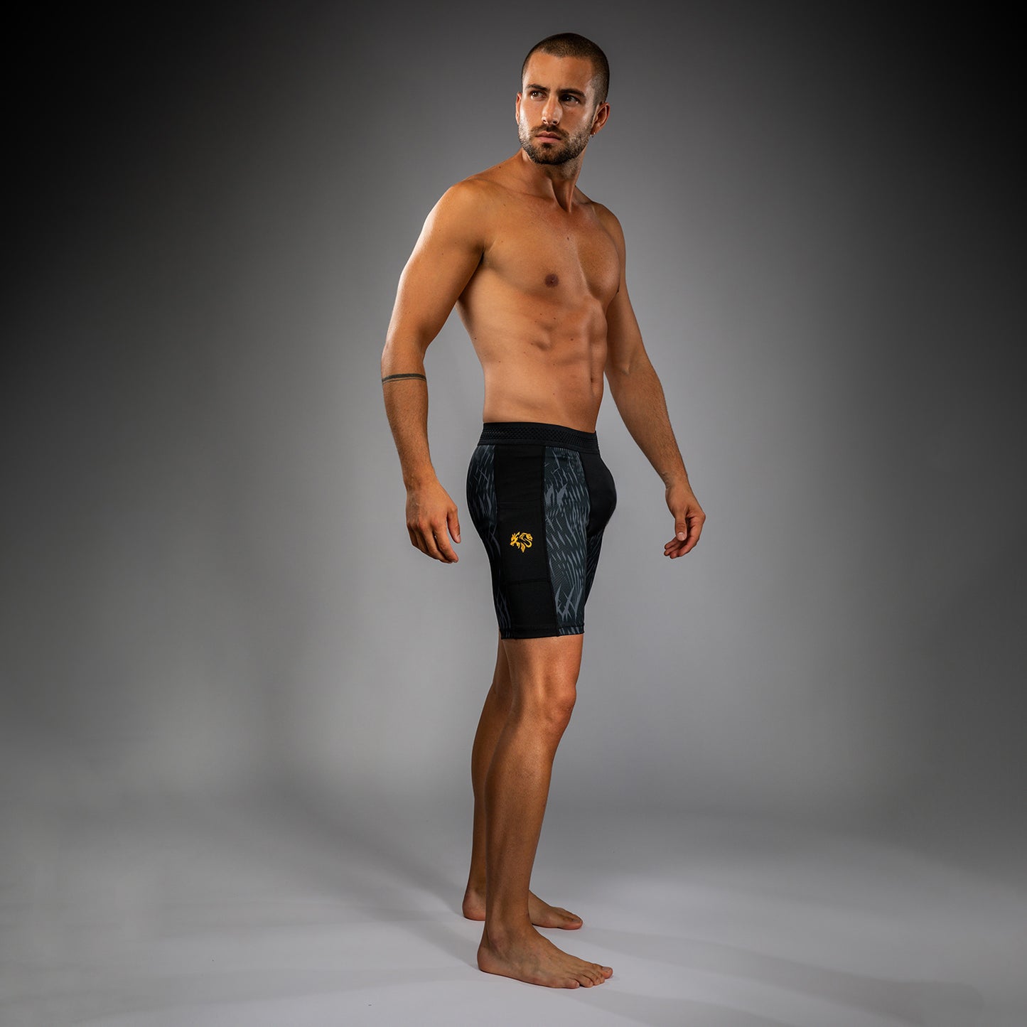 Venum x Chimaev Vale Tudo Shorts - Zwart/Grijs