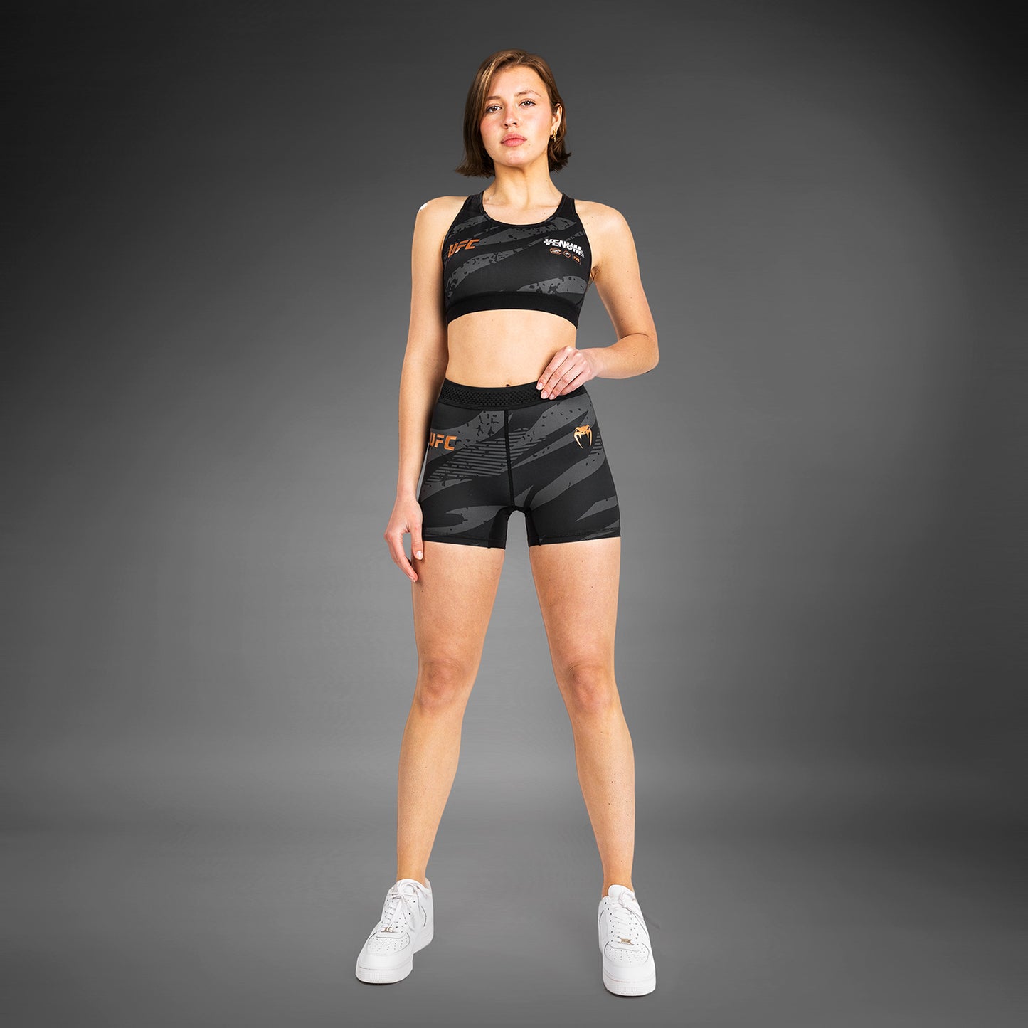 UFC Adrenaline By Venum Fight Week Korte Vale Tudo Shorts Voor Vrouwen - Urban Camo