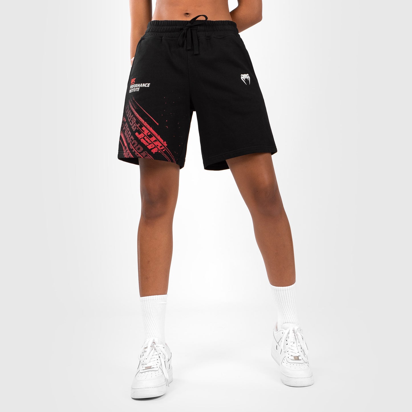 UFC Venum Performance Institute 2.0 Coton Short - Zwart/Rood