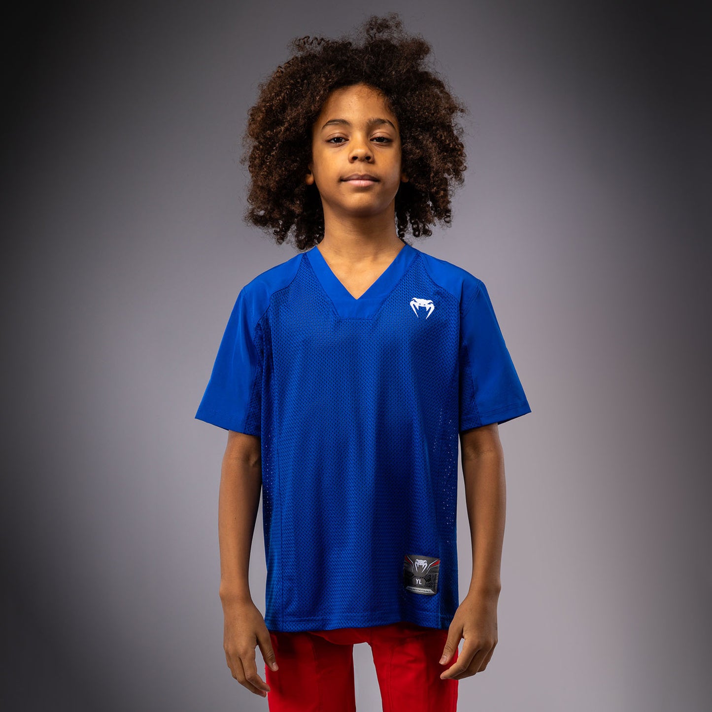 Venum Elite Football Voetbalshirt met korte mouwen voor kinderen - Koningsblauw