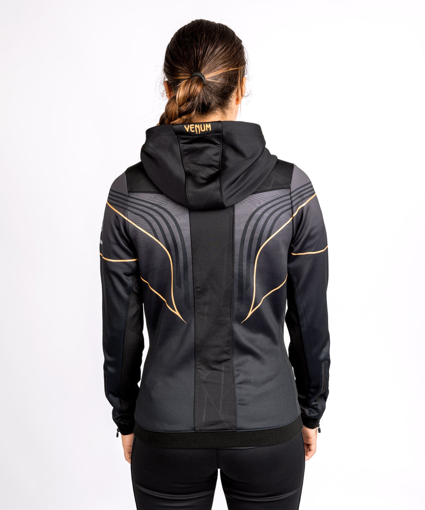 UFC Venum Gepersonaliseerde Authentic Fight Night 2.0 Vrouwen Walkout Hoodie - Champion