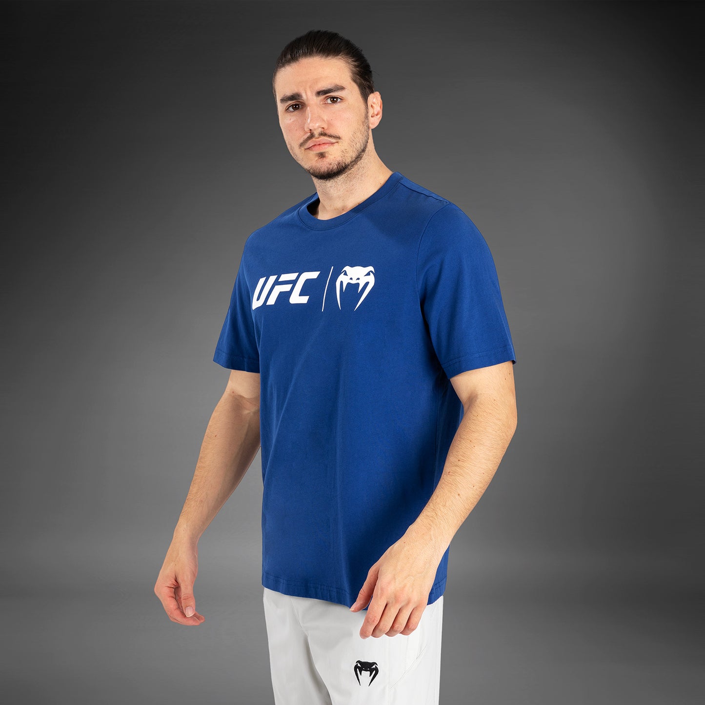 UFC Venum Klassiek  T-shirt - Marineblauw/wit