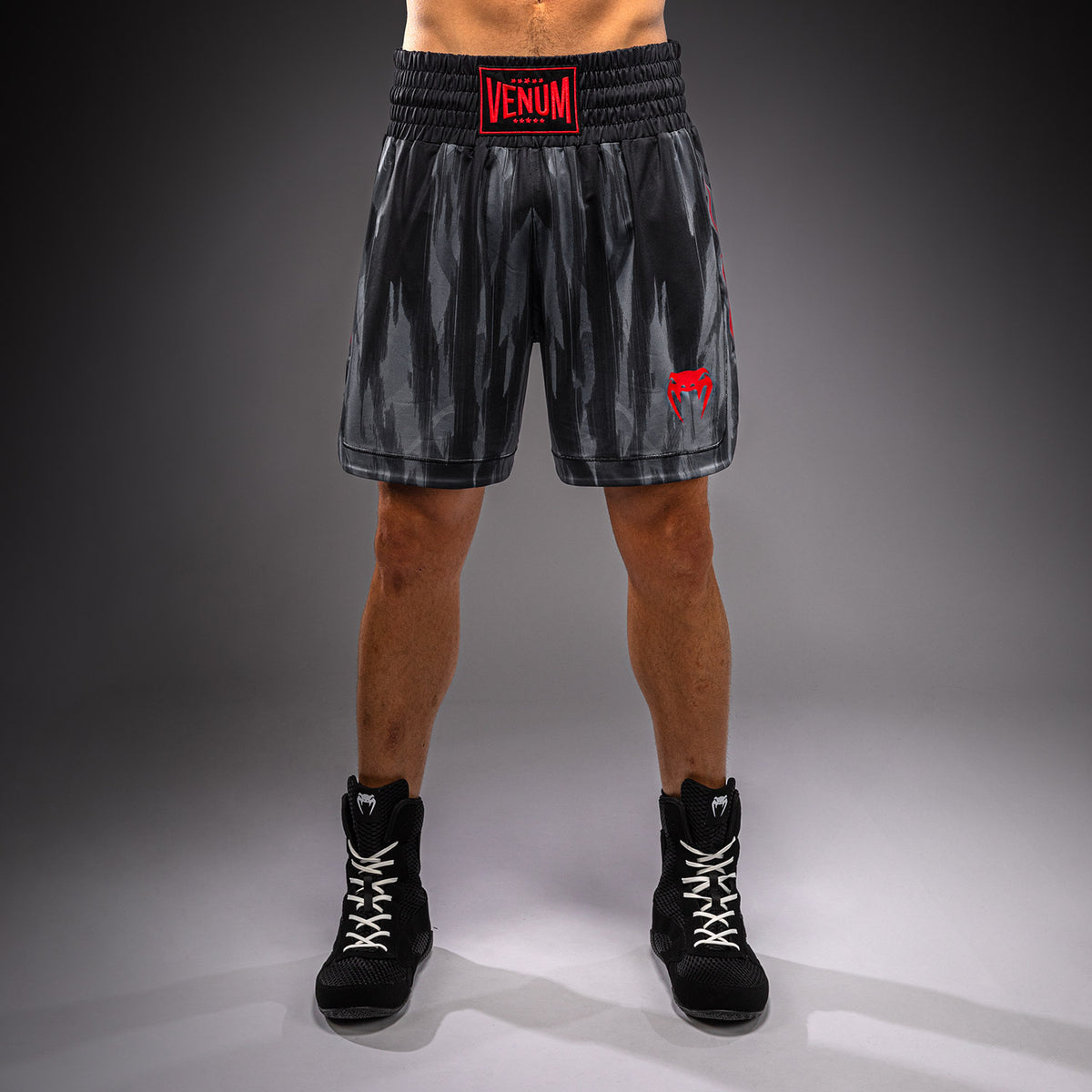 Venum Demon Boksshort - Zwart/Grijs