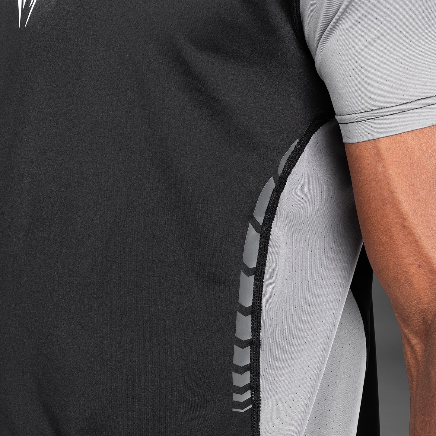 Venum Tempest Heren Dry-Tech T-Shirt - Zwart/Grijs