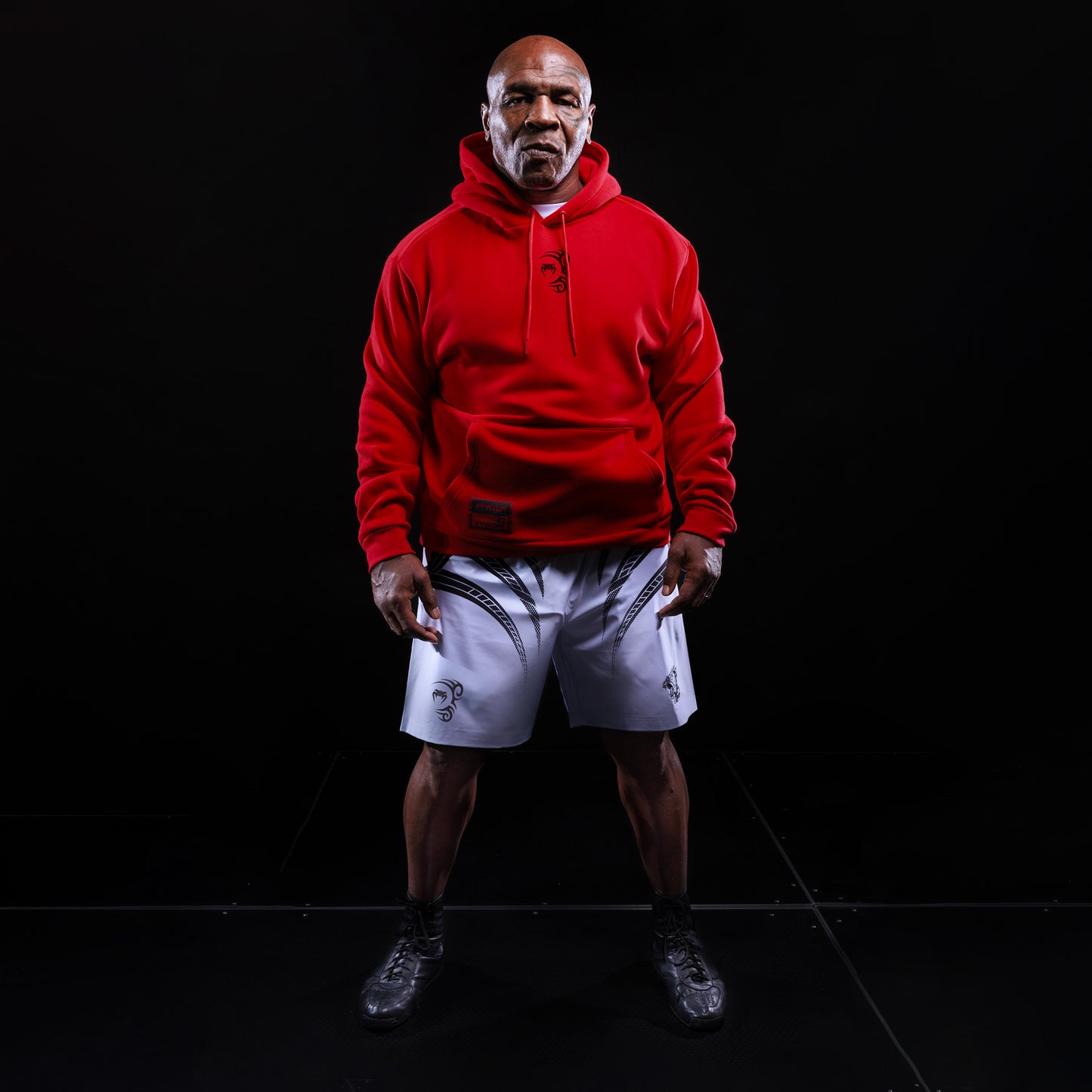 Venum x Mike Tyson Tiger Hoodie - Intens Rood/Diep Zwart