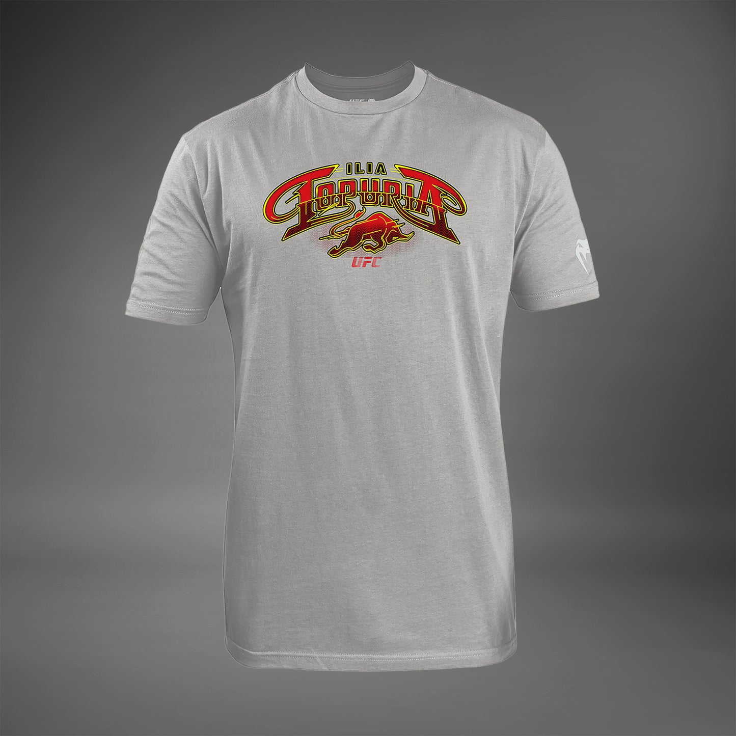 UFC Unrivaled by Venum Ilia Topuria Mannen T-Shirt - Heather Grey