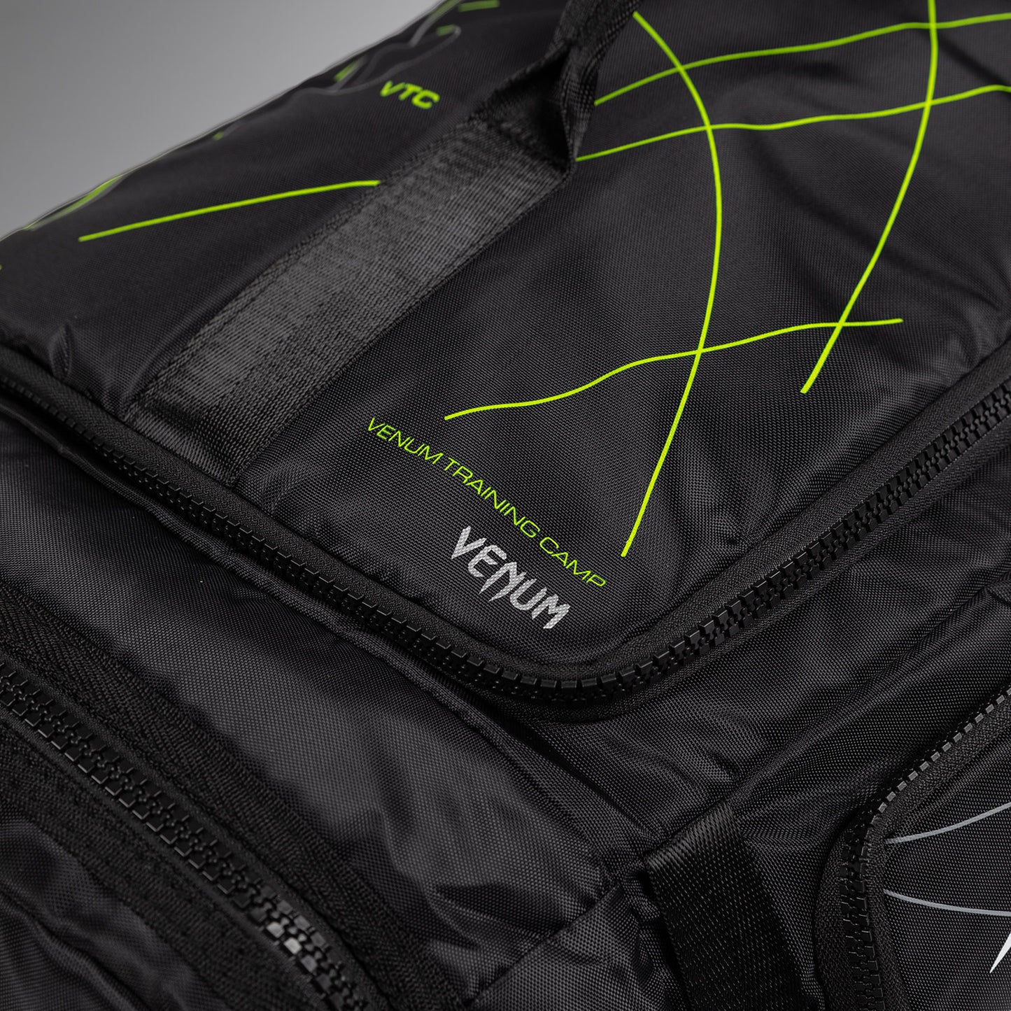 Venum Training Camp 4.0 Sporttas - Zwart/Neon Groen