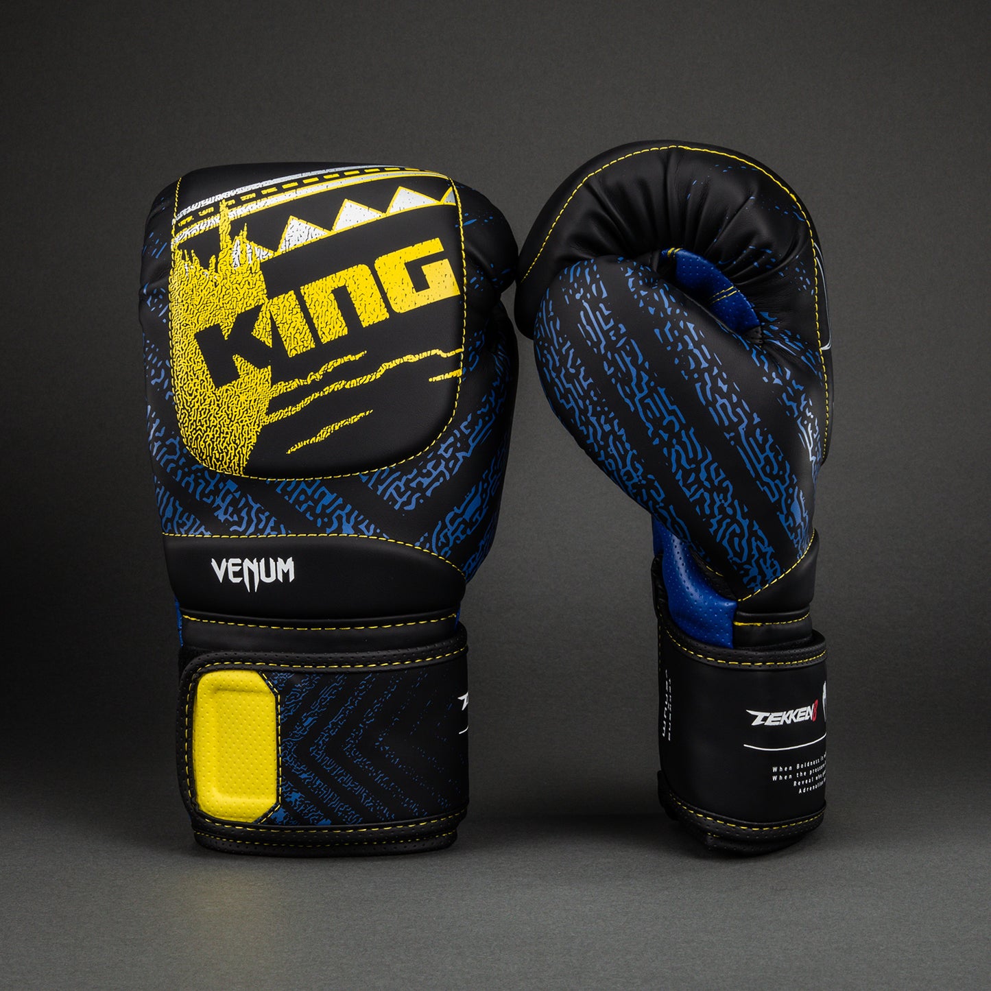 Venum x TEKKEN 8 Bokshandschoenen - King - Zwart/Geel