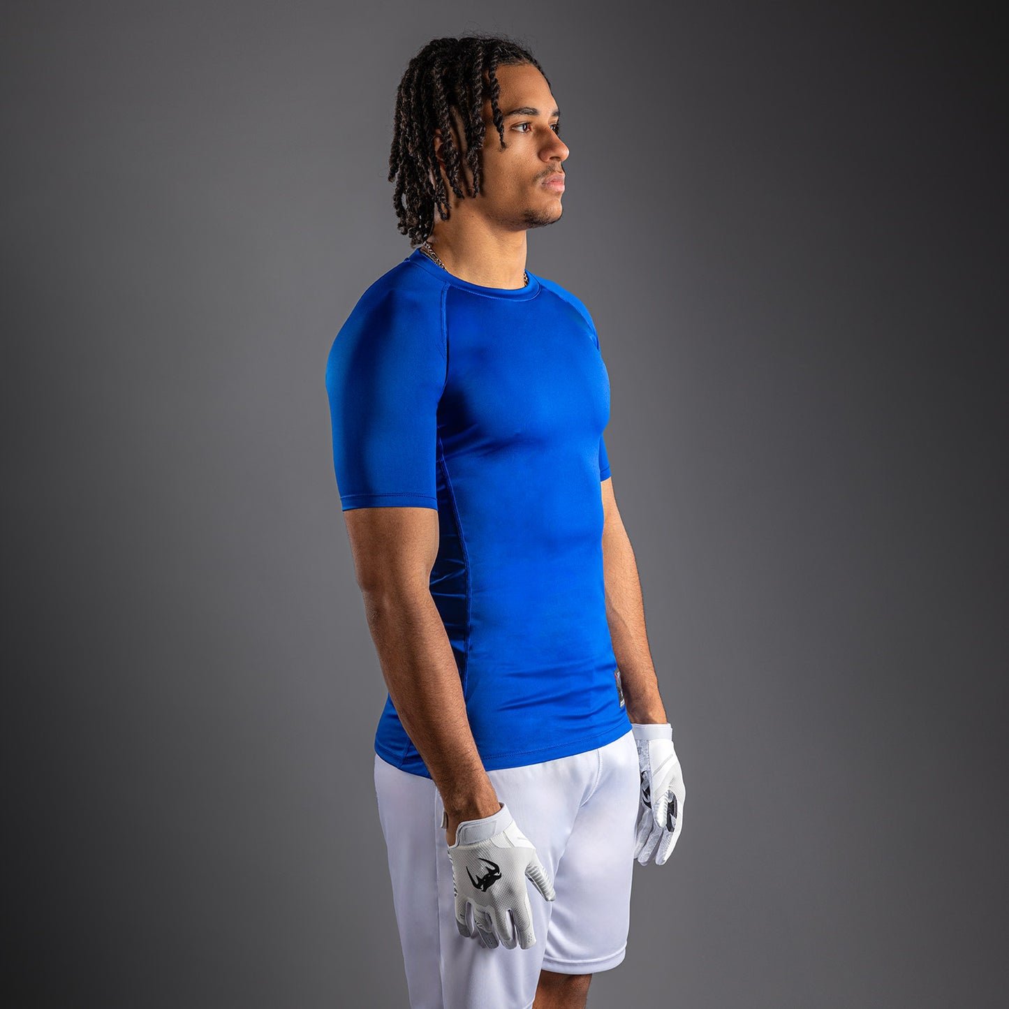 Venum Lineup Compressie T-shirt met halve mouwen Royal - Blauw/Wit