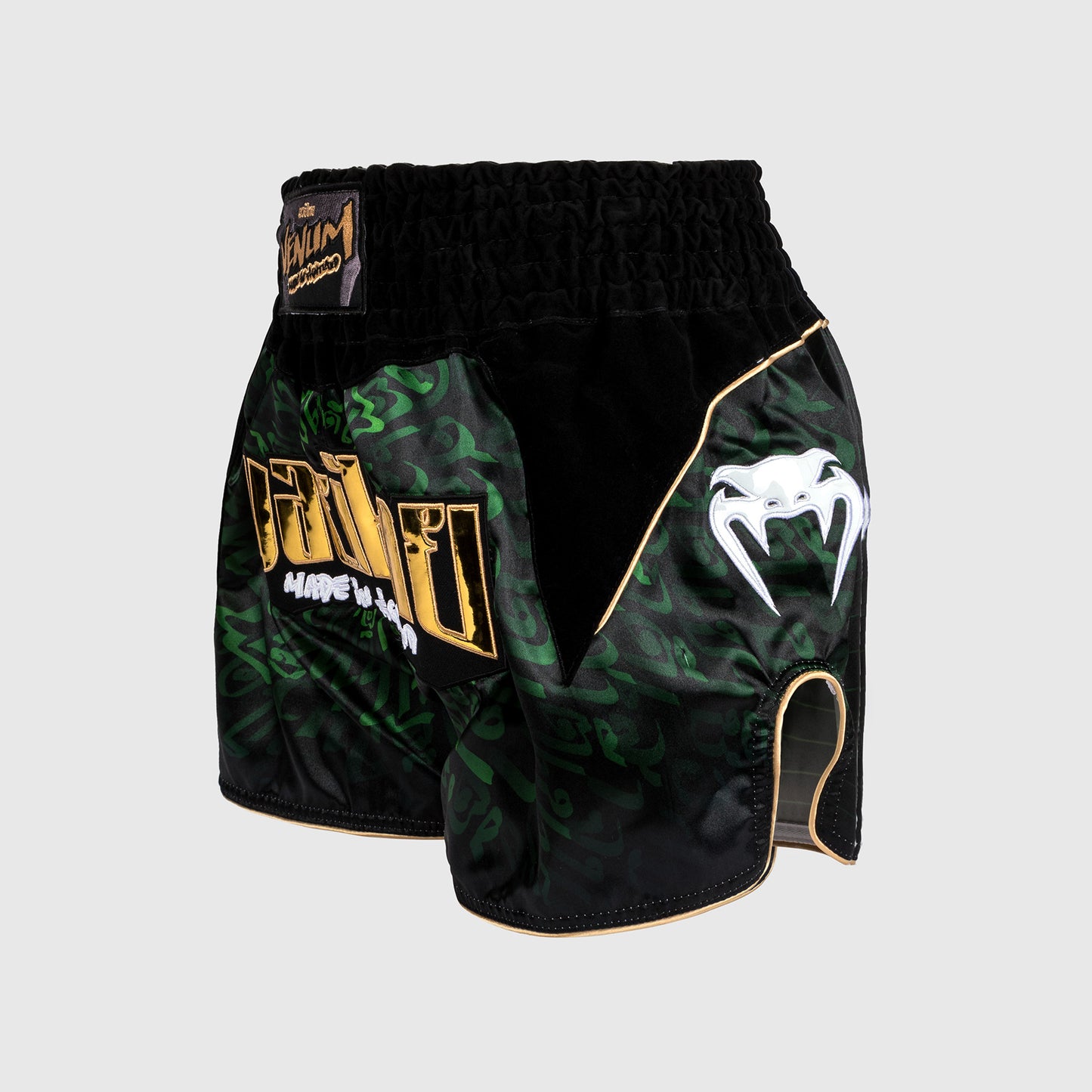 Venum Attack Muay Thai Shorts - Zwart/Groen