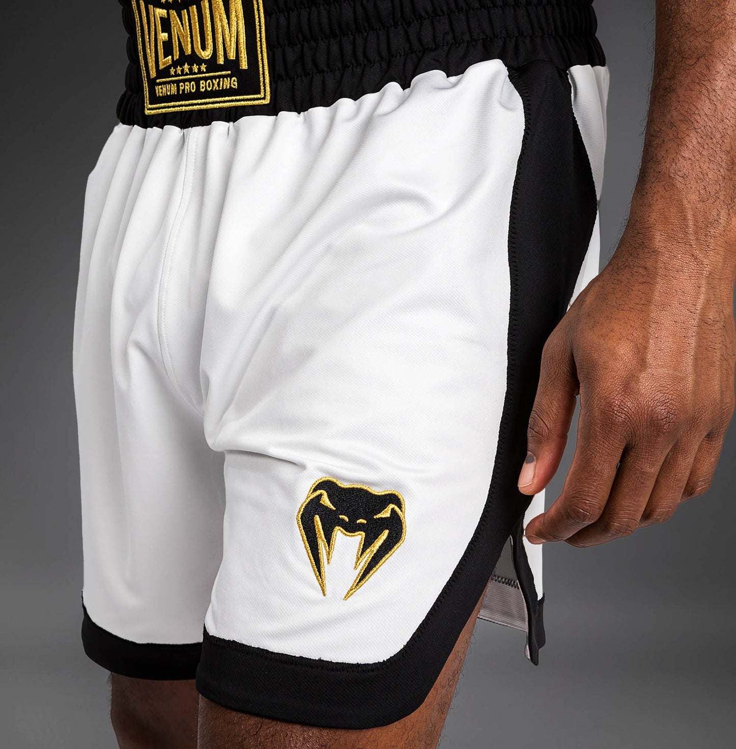Venum Classic Boksshort - Wit/Zwart