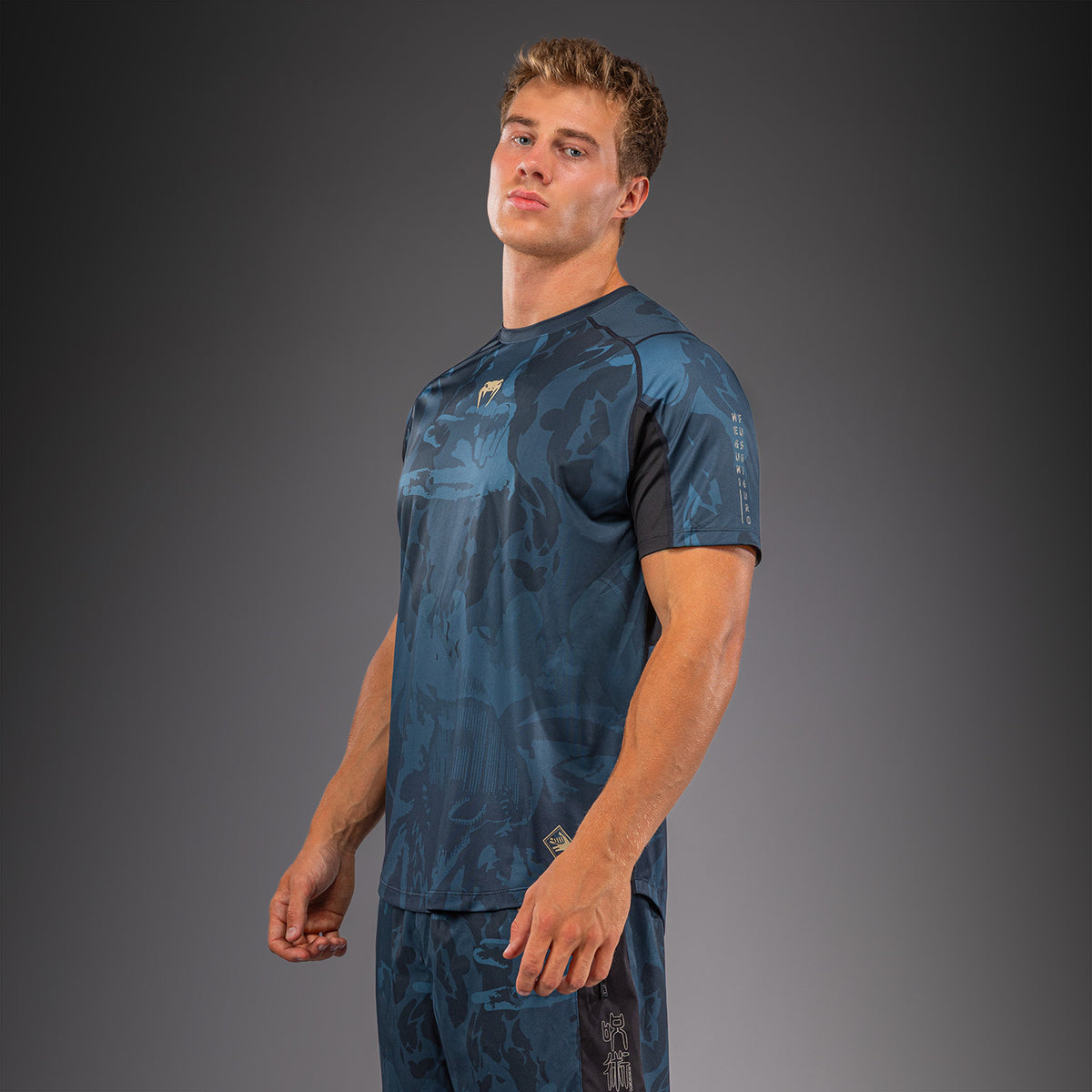 Jujutsu Kaisen x Venum Fushiguro Dry Tech T-shirt – Oceaan Blauw
