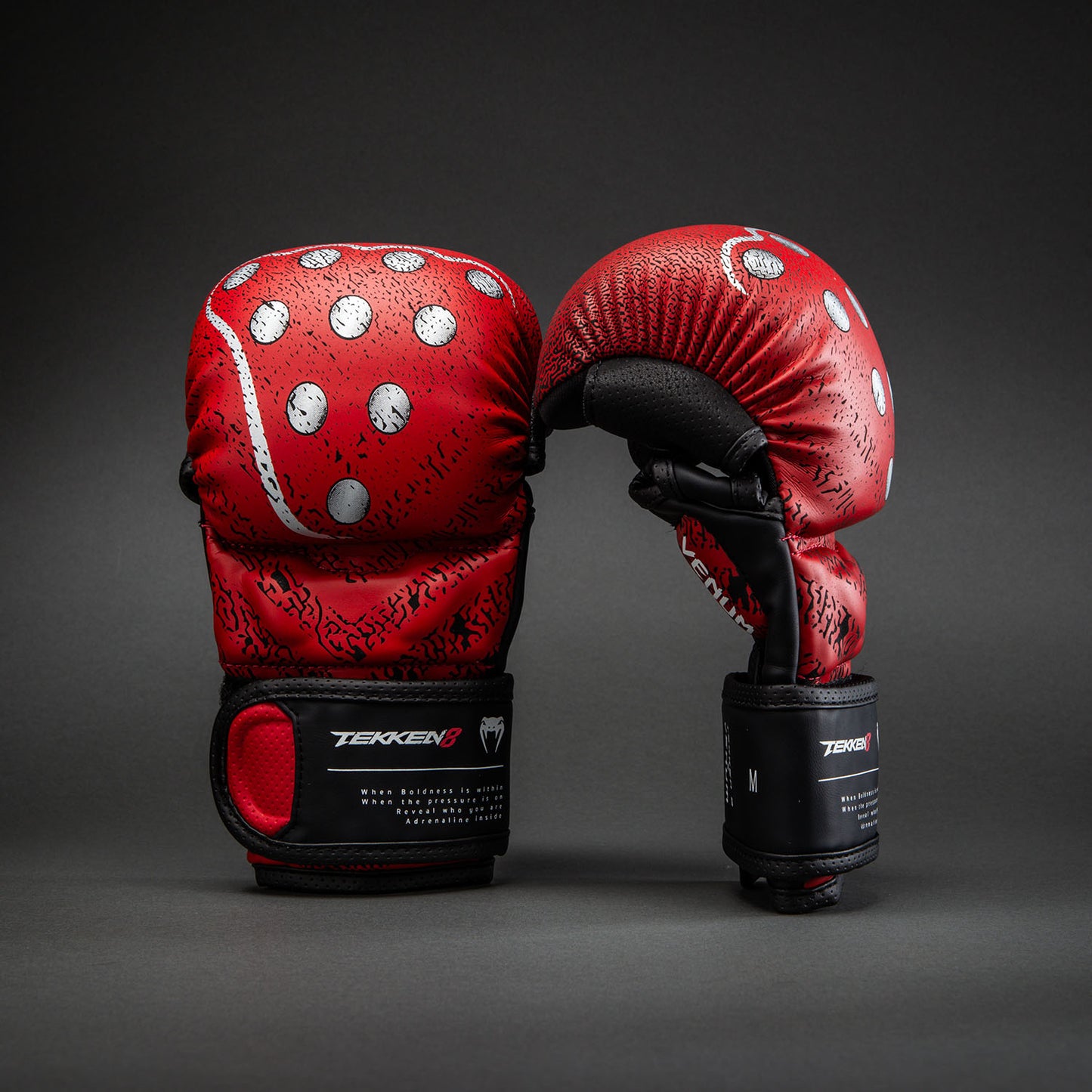 Venum x TEKKEN 8 Sparring Handschoenen - Kazuya - Rood/Zwart