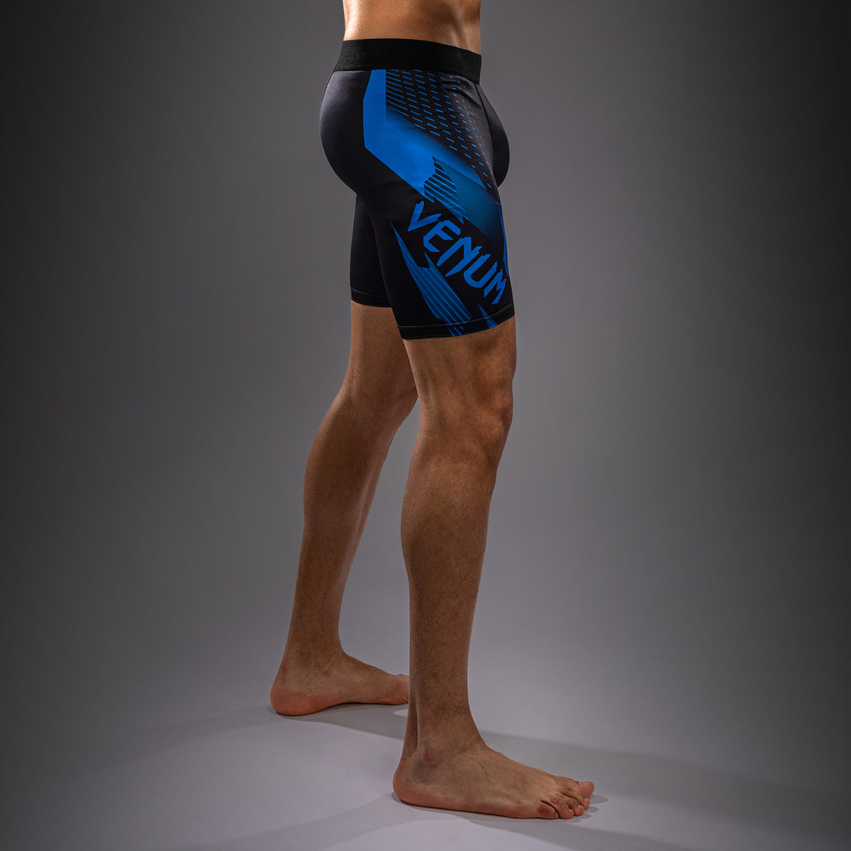 Venum No-Gi 6.0 Compressieshort - Zwart/Blauw