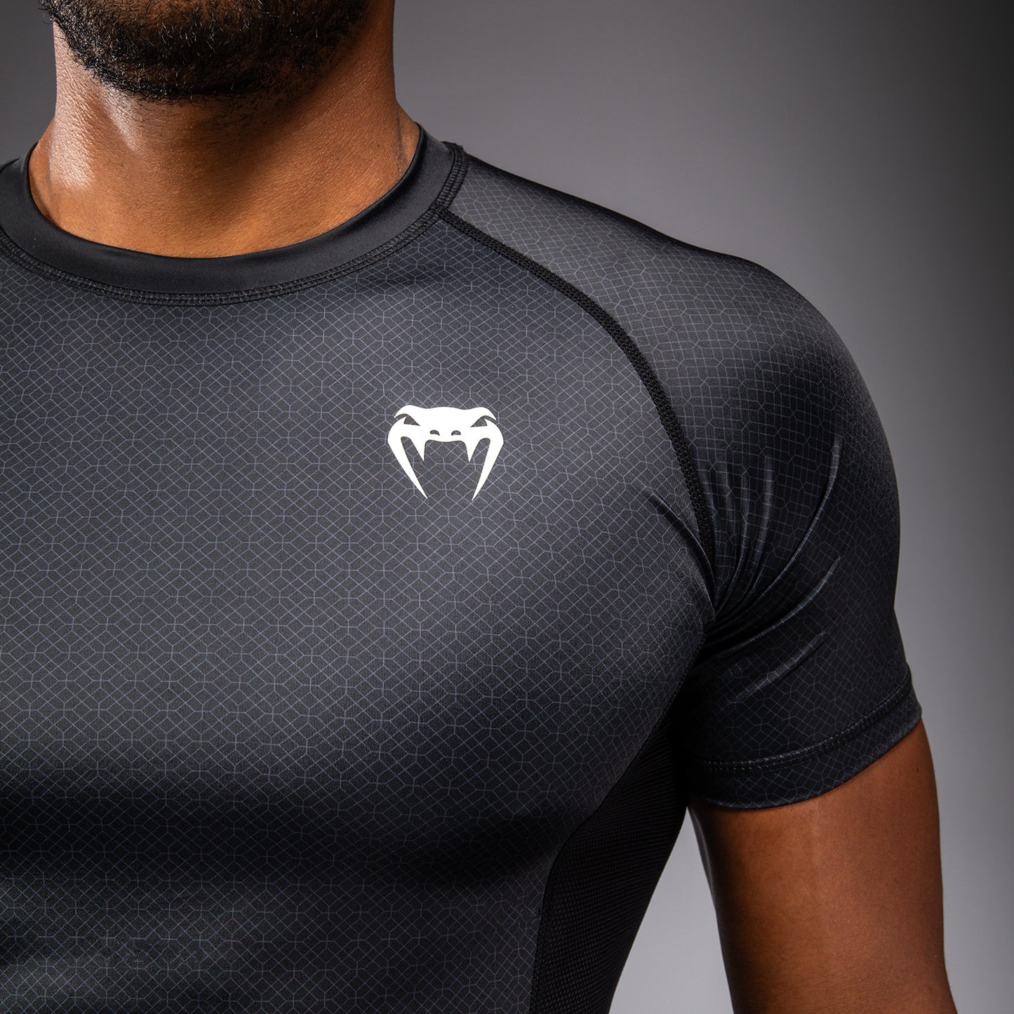 Venum x Roger Gracie Academy Rashguard met korte mouwen - Zwart