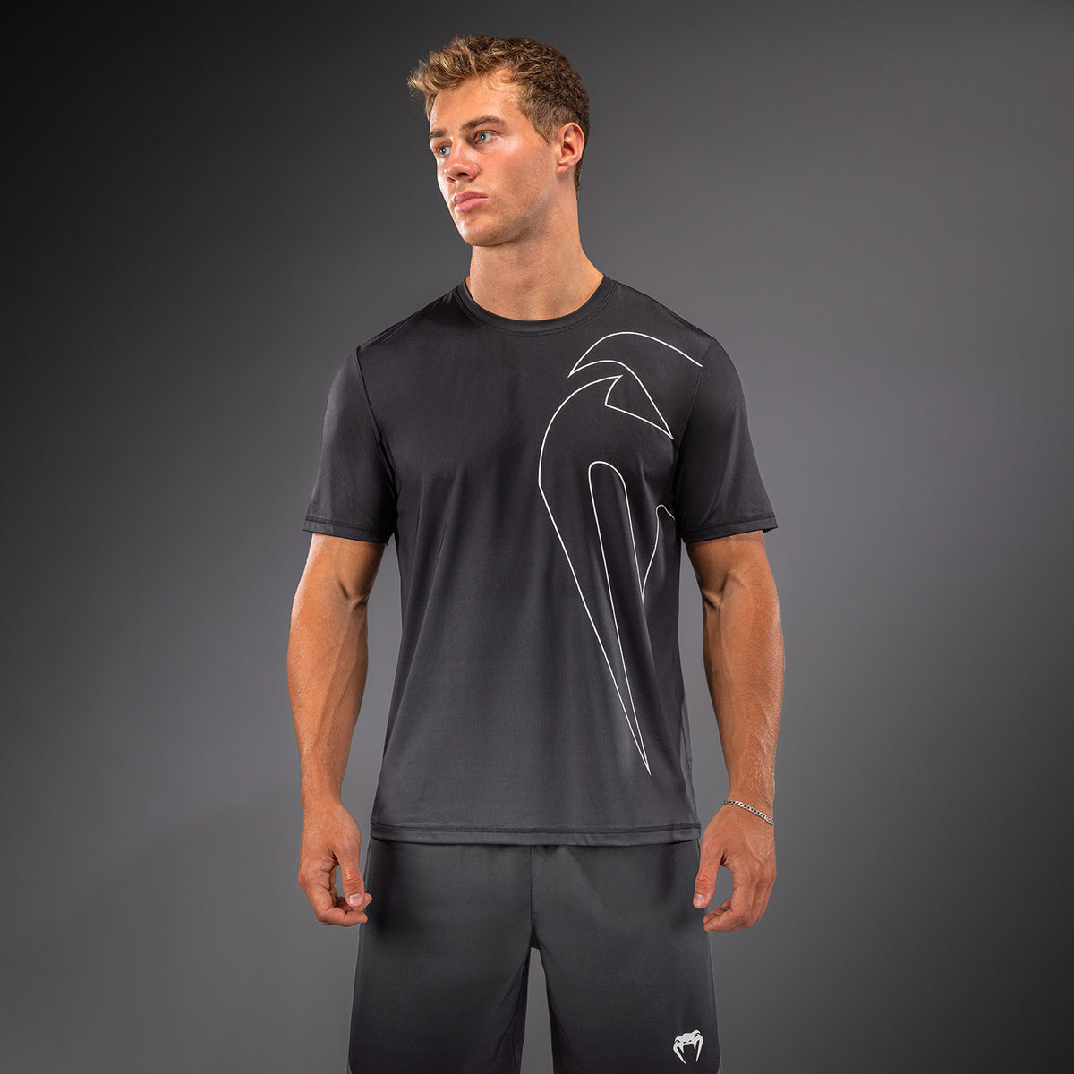 Venum Giant Shift Dry Tech T-shirt - Zwart/Grijs