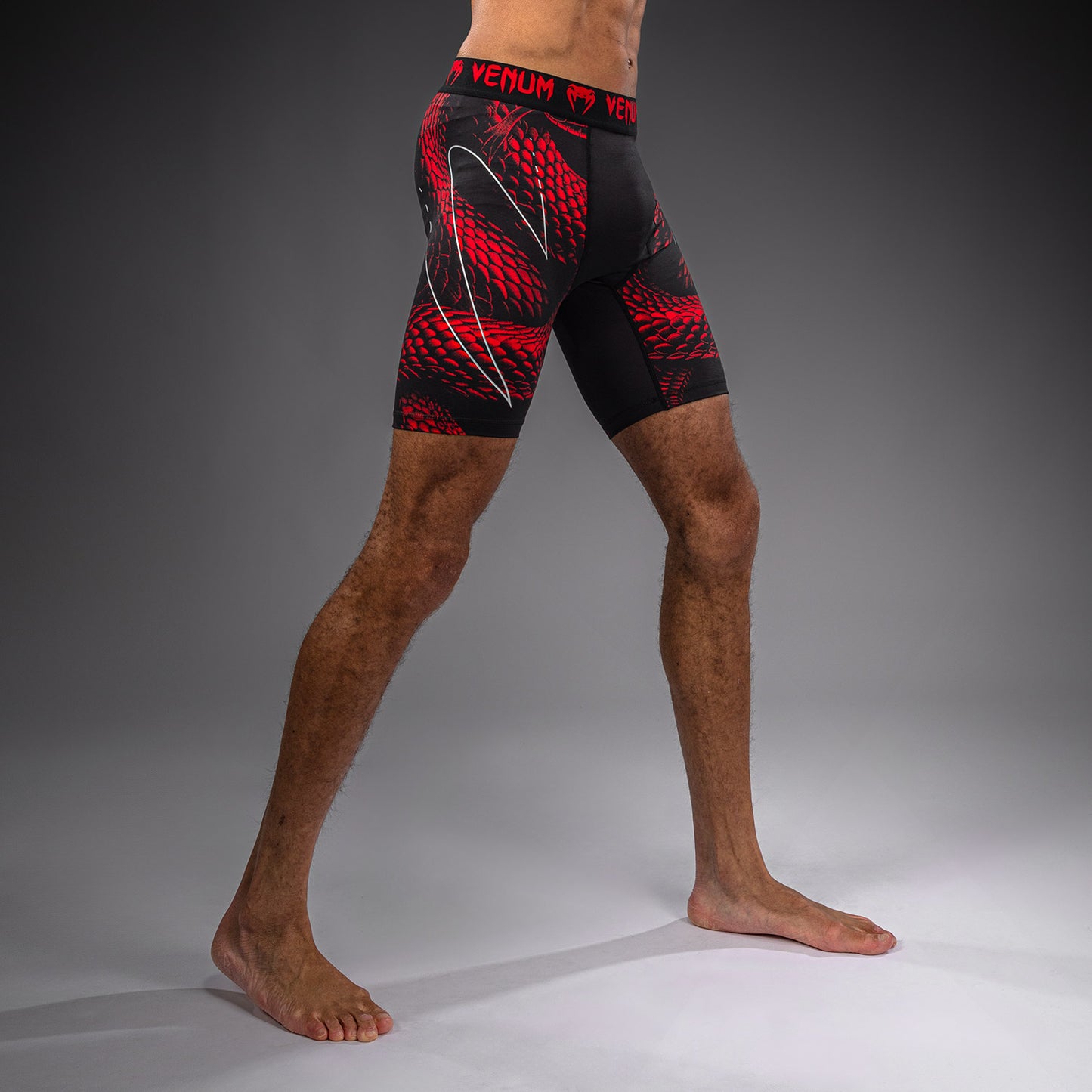 Venum Matupa Compressieshort - Zwart/Rood/Zilver