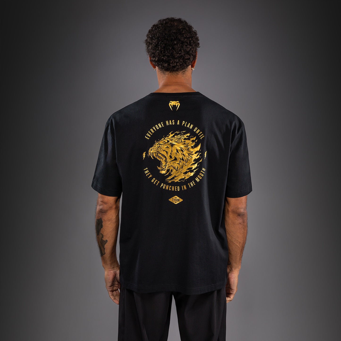 Venum x Mike Tyson Tiger T-shirt - Zwart/Goud
