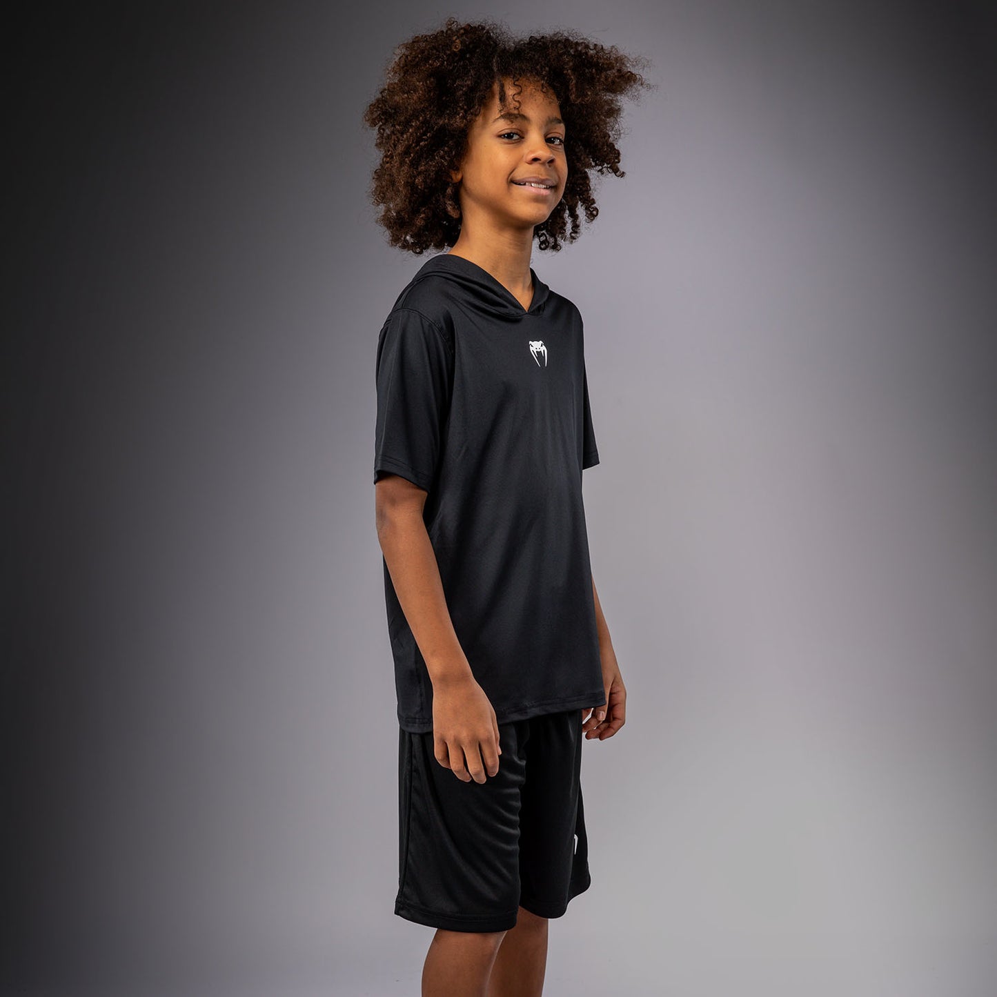 Venum Elite Mouwloos Dry Tech Hoodie voor Kinderen - Zwart