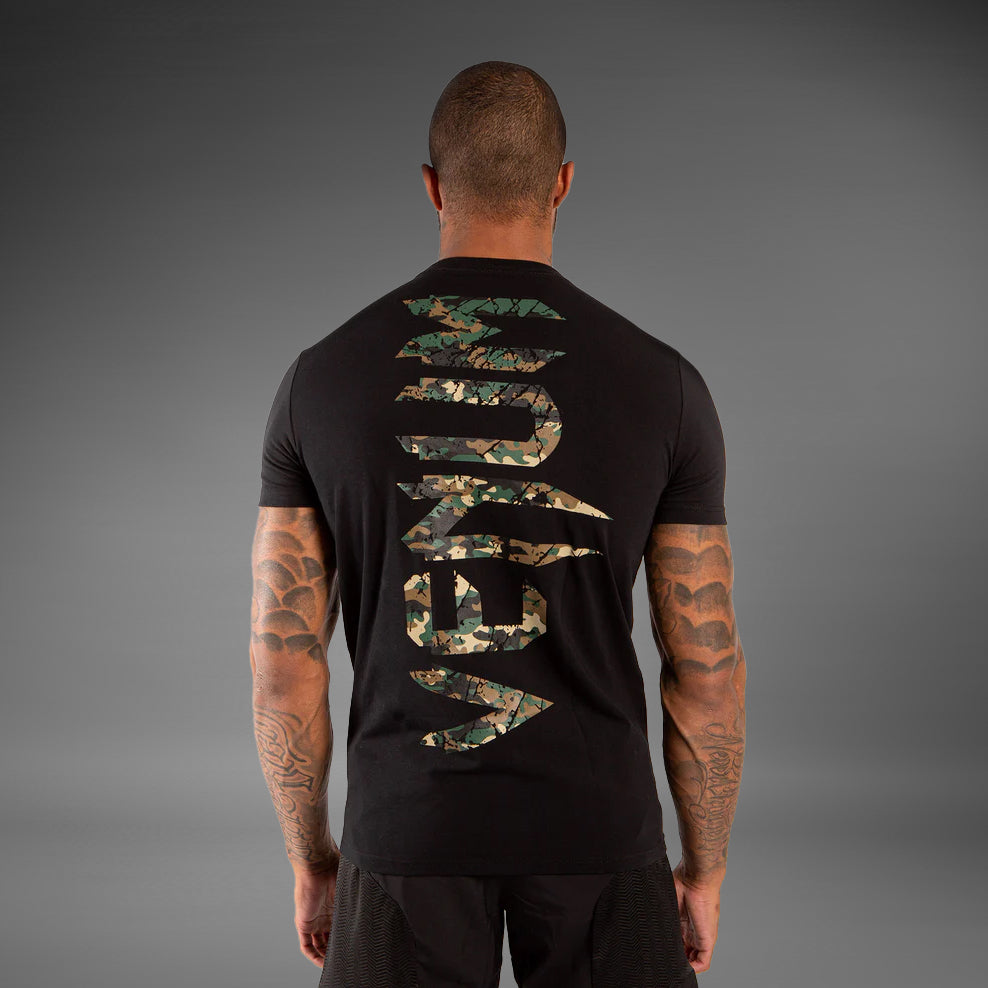 Venum Original Giant T-shirt - Zwart / Boscamouflaje