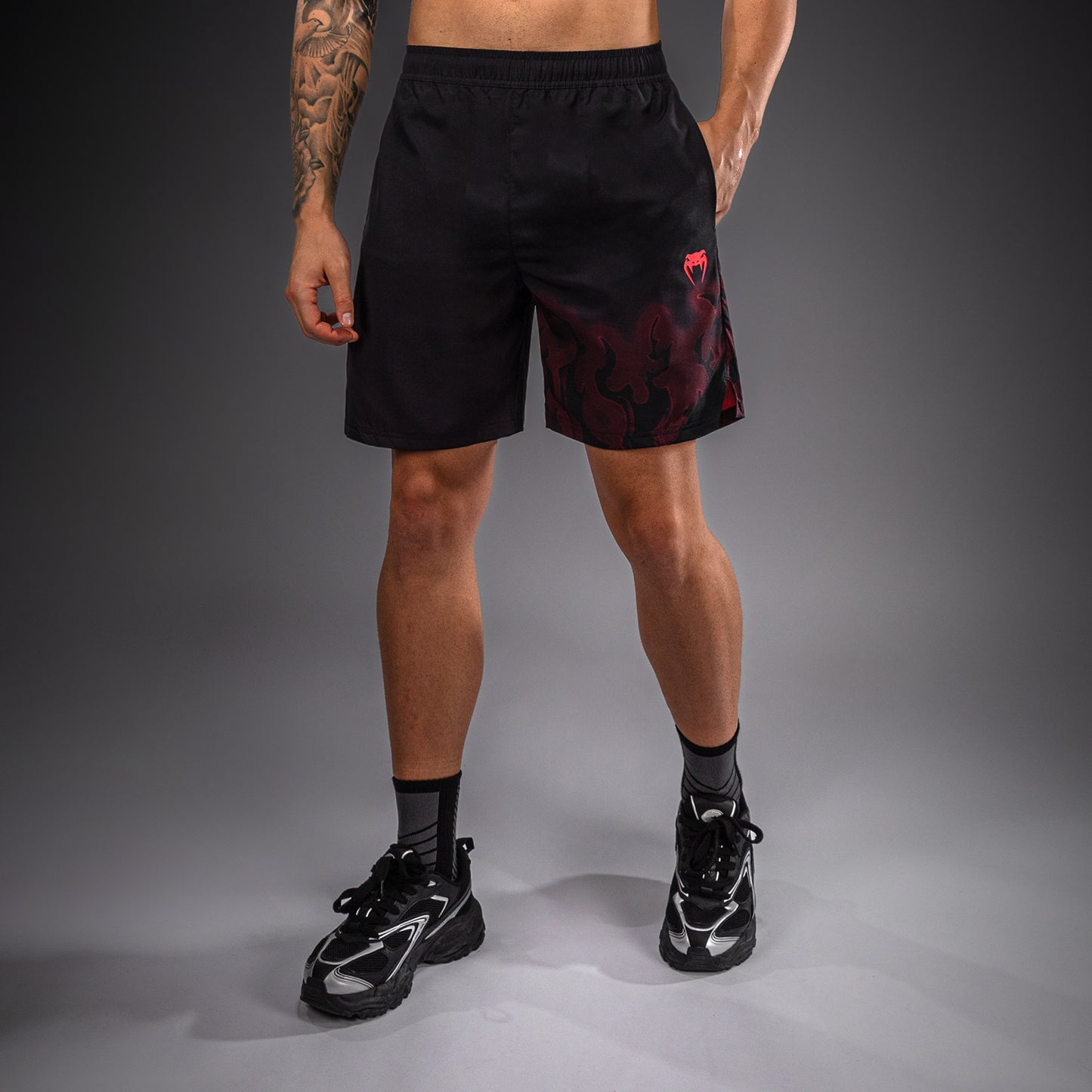 Venum Spectre Trainingsshorts – Zwart/Rood