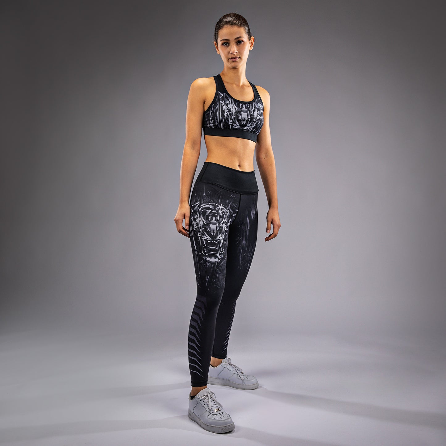 Venum Tiger Leggings Dames - Zwart / Zilver