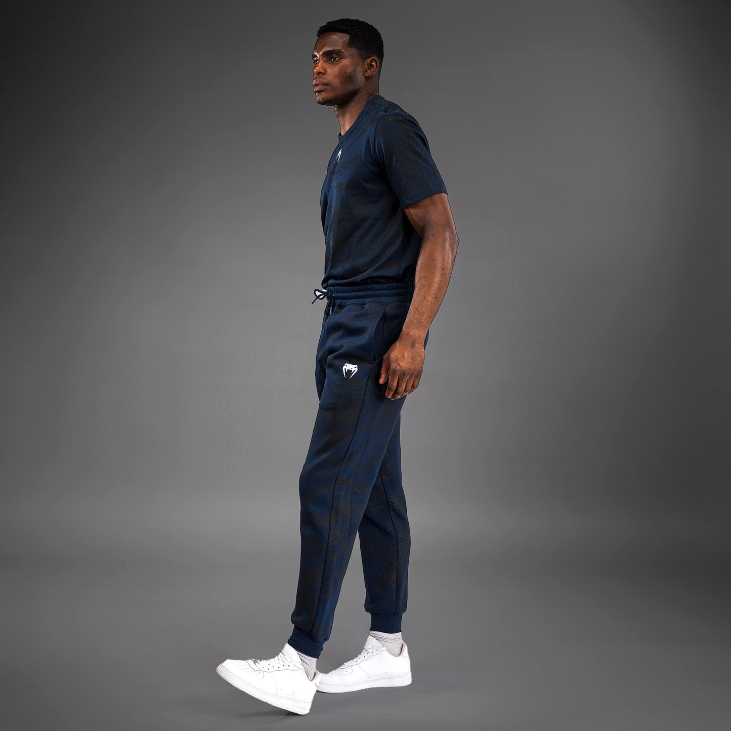 UFC Fusion by Venum Fight Week Katoenen Broek voor Heren - Oceaanblauw