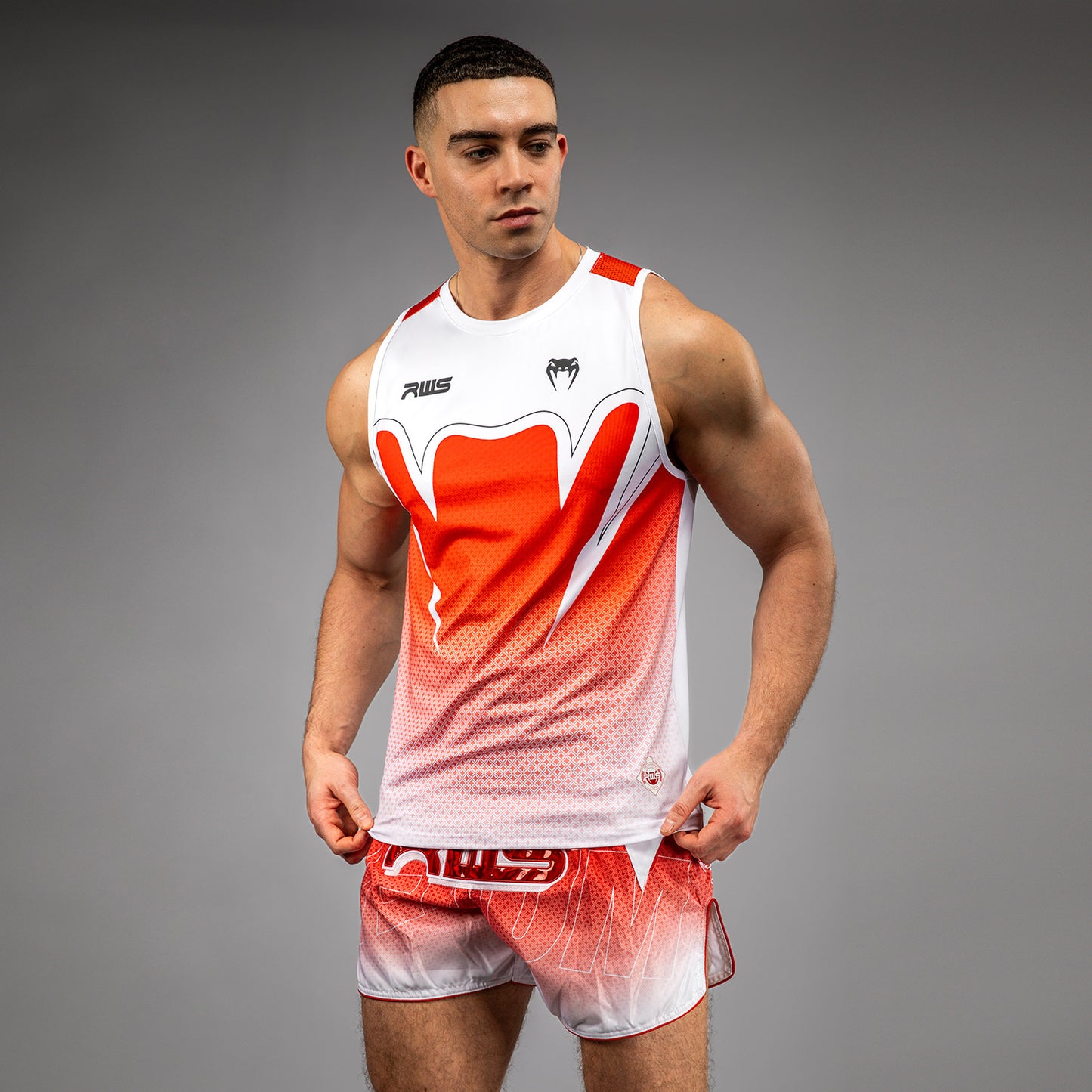 Venum x RWS 2.0 Men’s Dry-Tech Tanktop – Wit/Rood