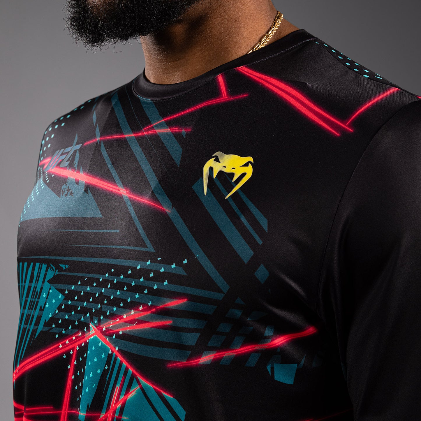 UFC Fusion By Venum Miami Edition Fight Week Heren Dry-Tech T-shirt - Zwart