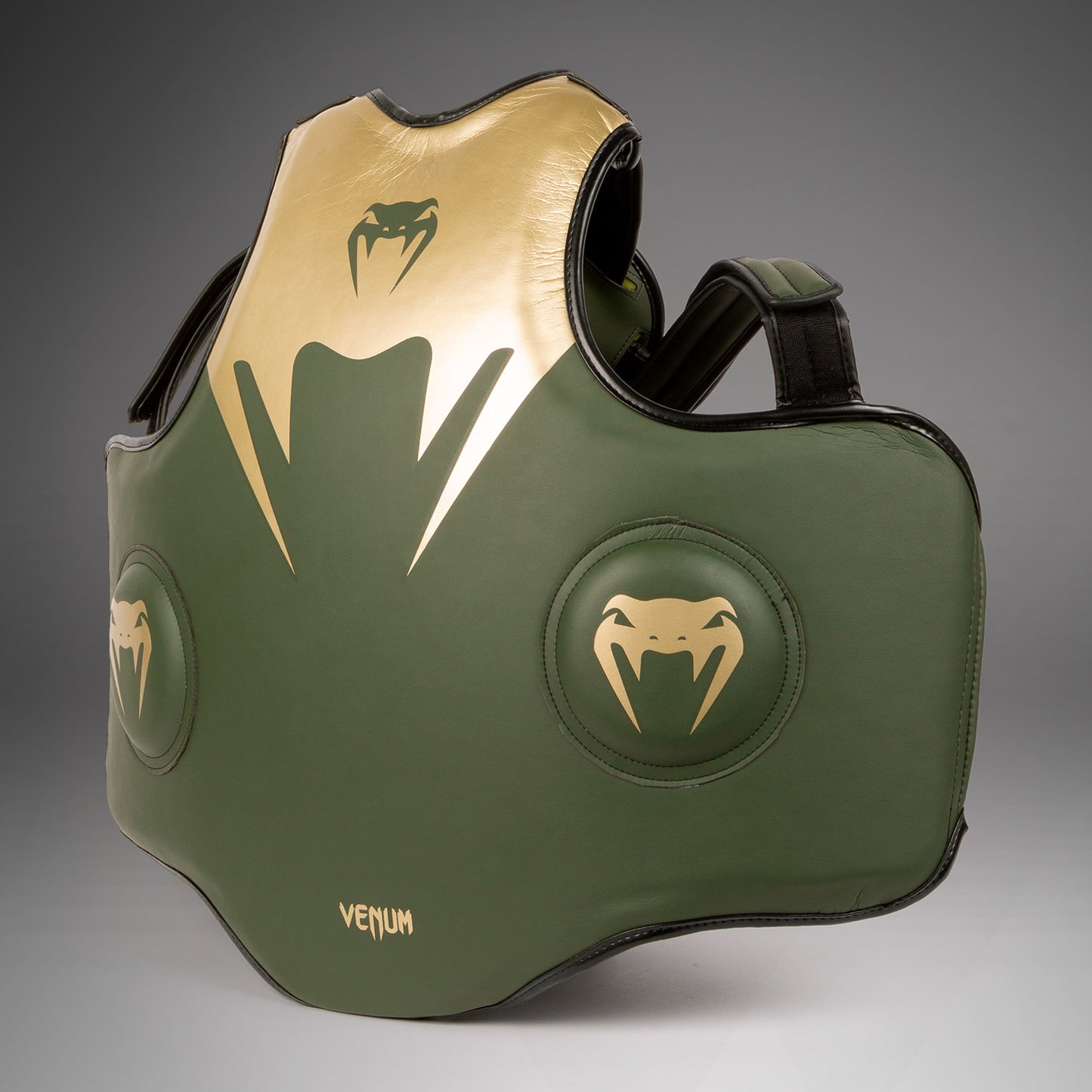 VENUM PRO BOXING - LICHAAMSBESCHERMER - Kaki/Goud