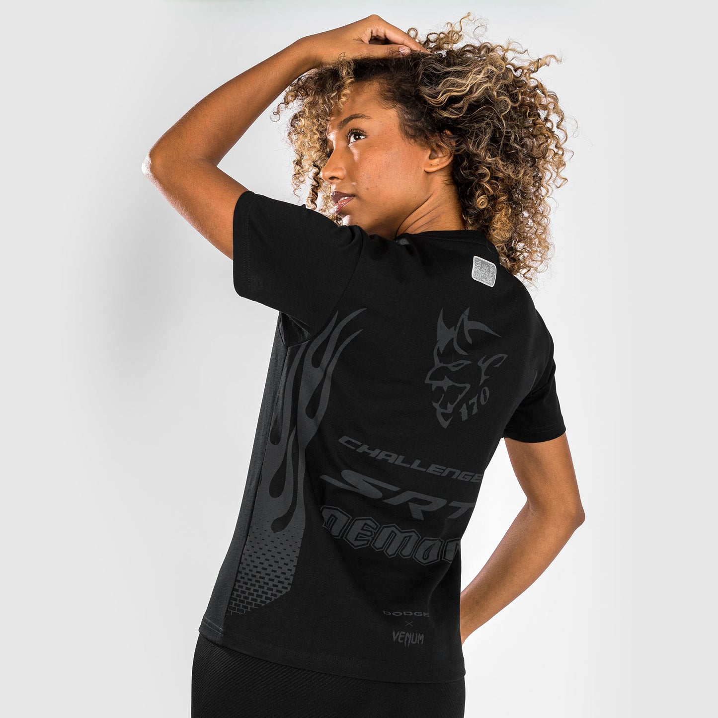 Venum x Dodge Demon 170 Dames t-shirt - Zwart