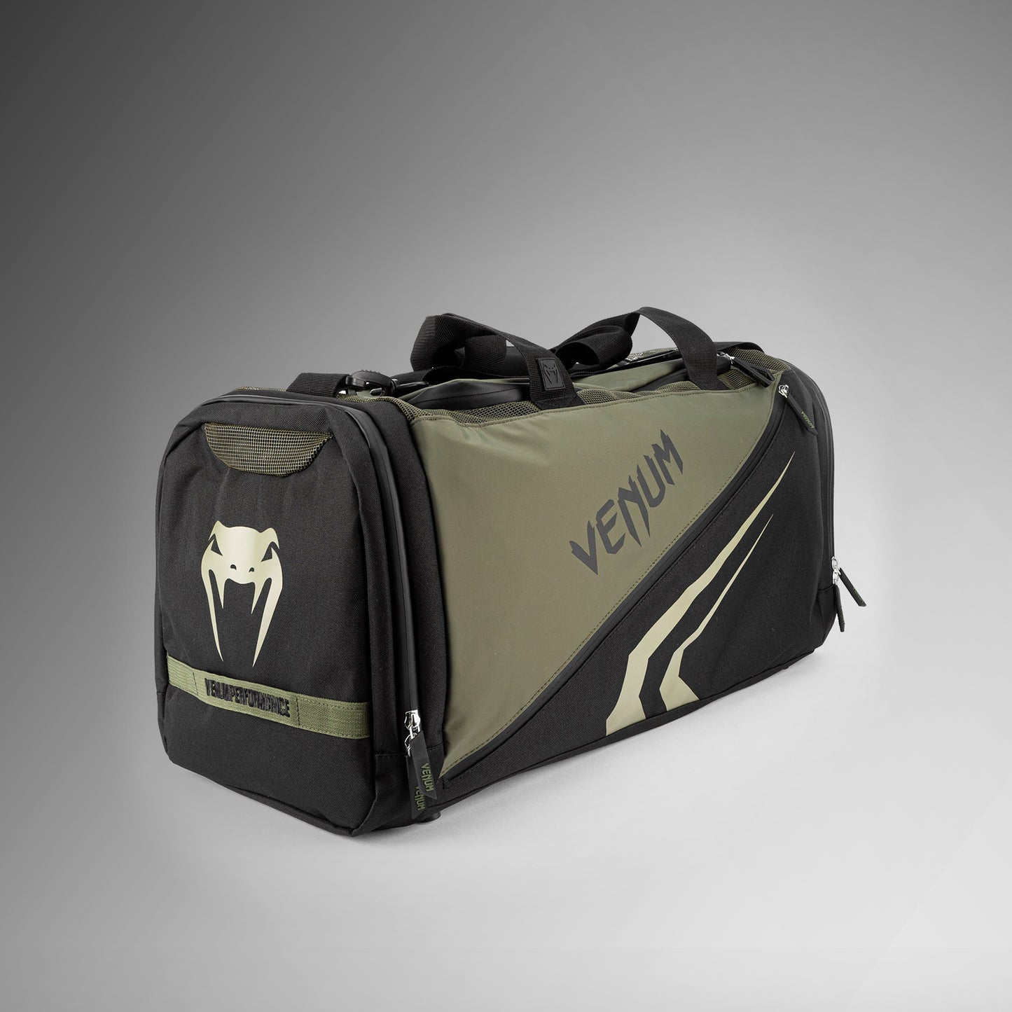 Venum Trainer Lite Evo Sporttassen (48L) – Kaki/Zwart